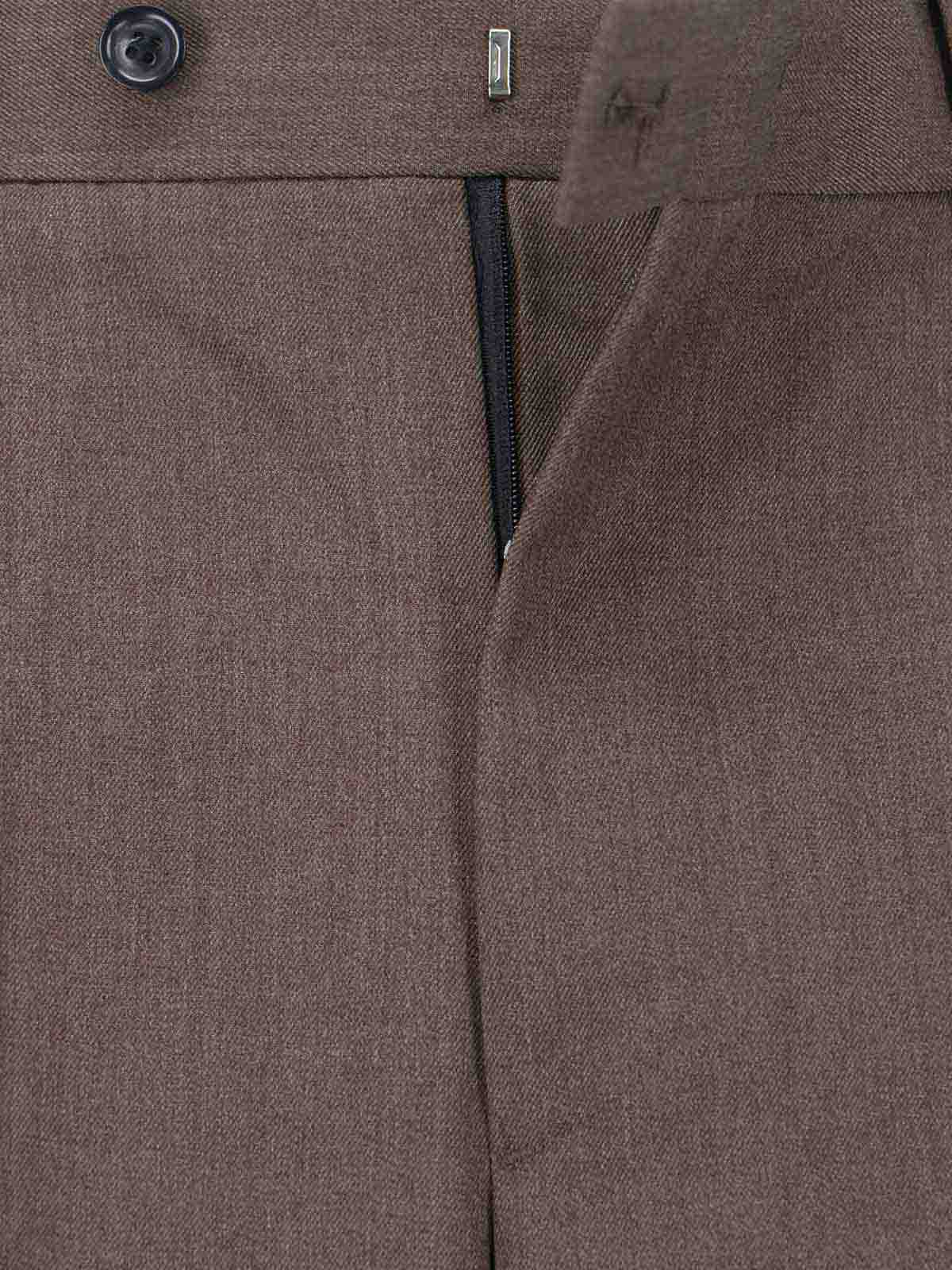 Wool blend trousers BE34PT11HAZELNUT (Tonywack / パンツ ) | Tonywack (トニーワック)(4)