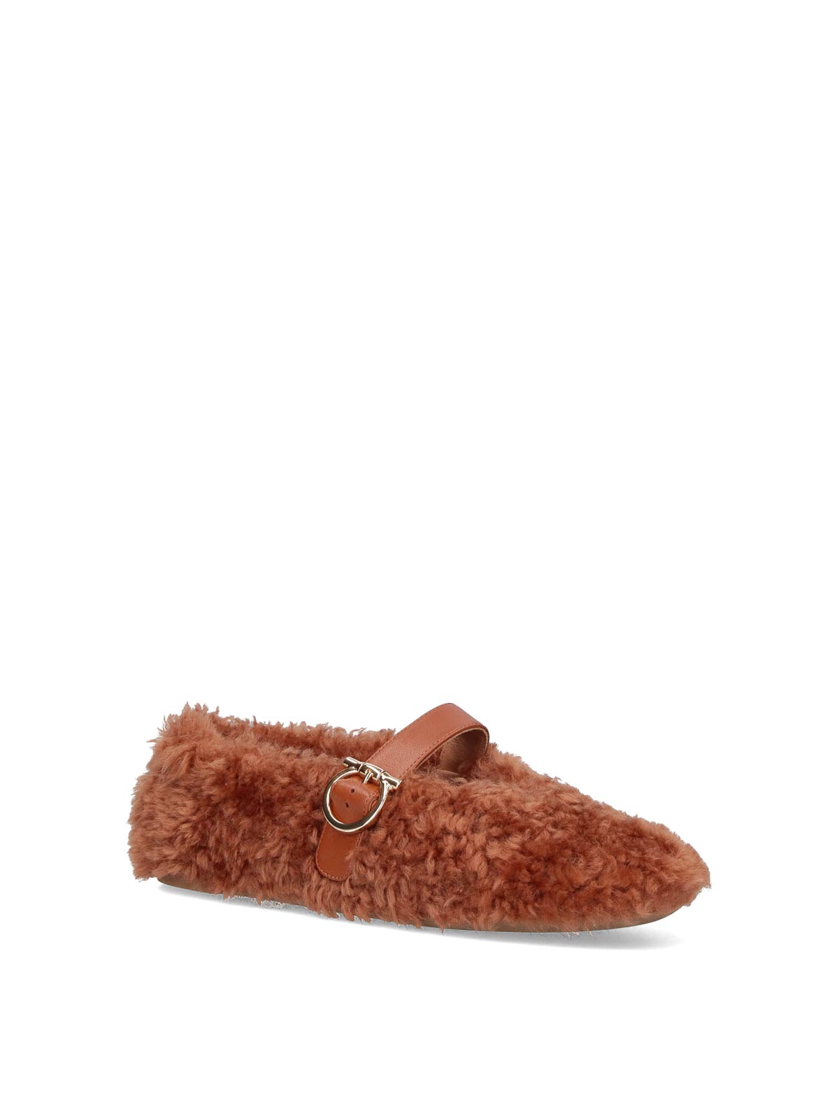Ballerine In Shearling 787504003 (FERRAGAMO / フラットシューズ ) | FERRAGAMO (フェラガモ)(1)
