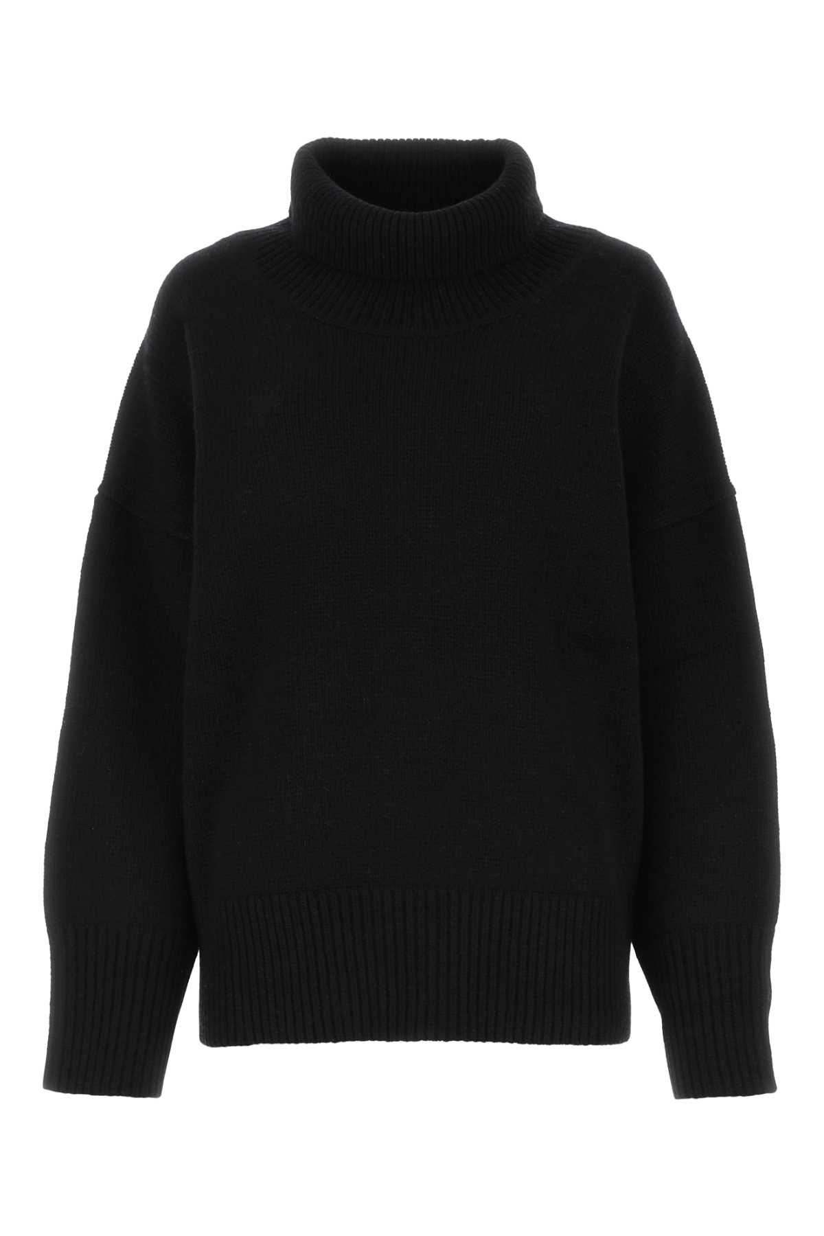 Black cashmere oversize sweater CHC23SMP09500001 (Chloé / ニット・セーター・カーディガン ) | Chloé (クロエ)