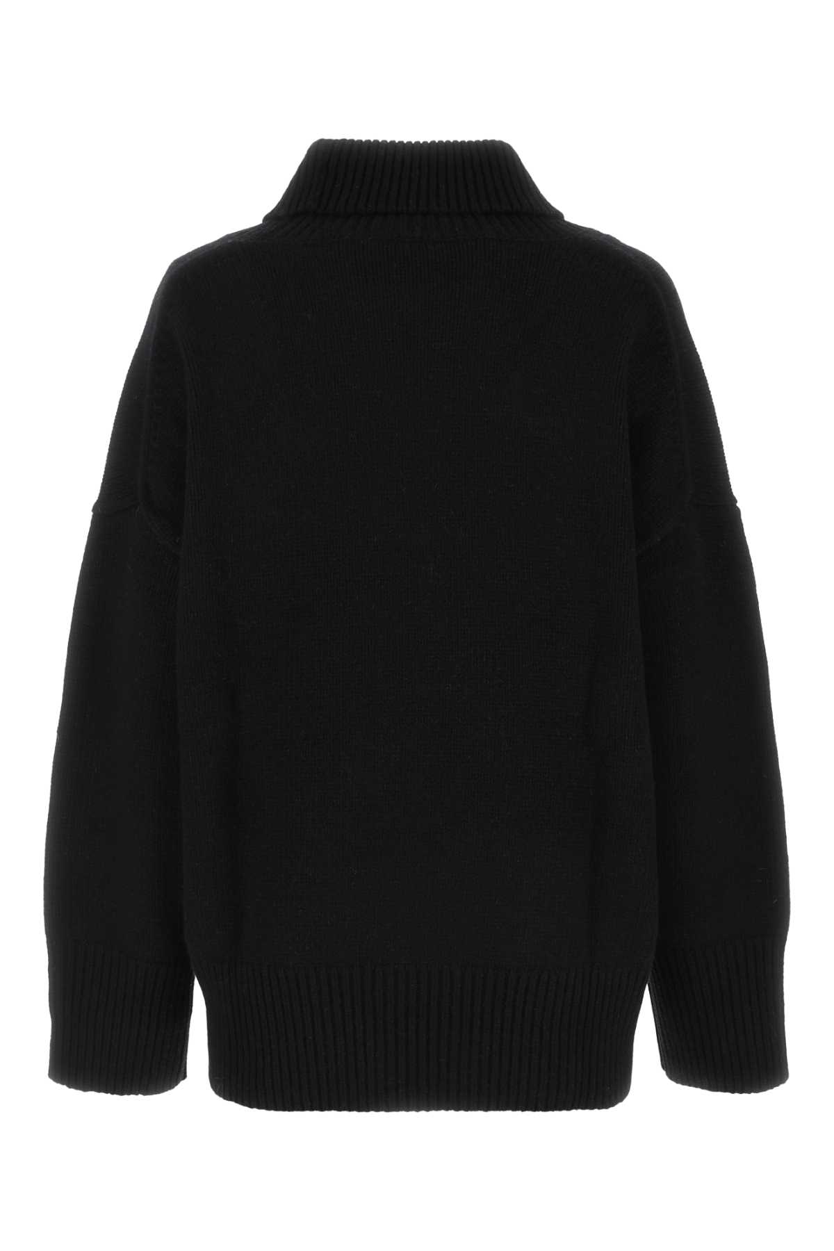 Black cashmere oversize sweater CHC23SMP09500001 (Chloé / ニット・セーター・カーディガン ) | Chloé (クロエ)(1)