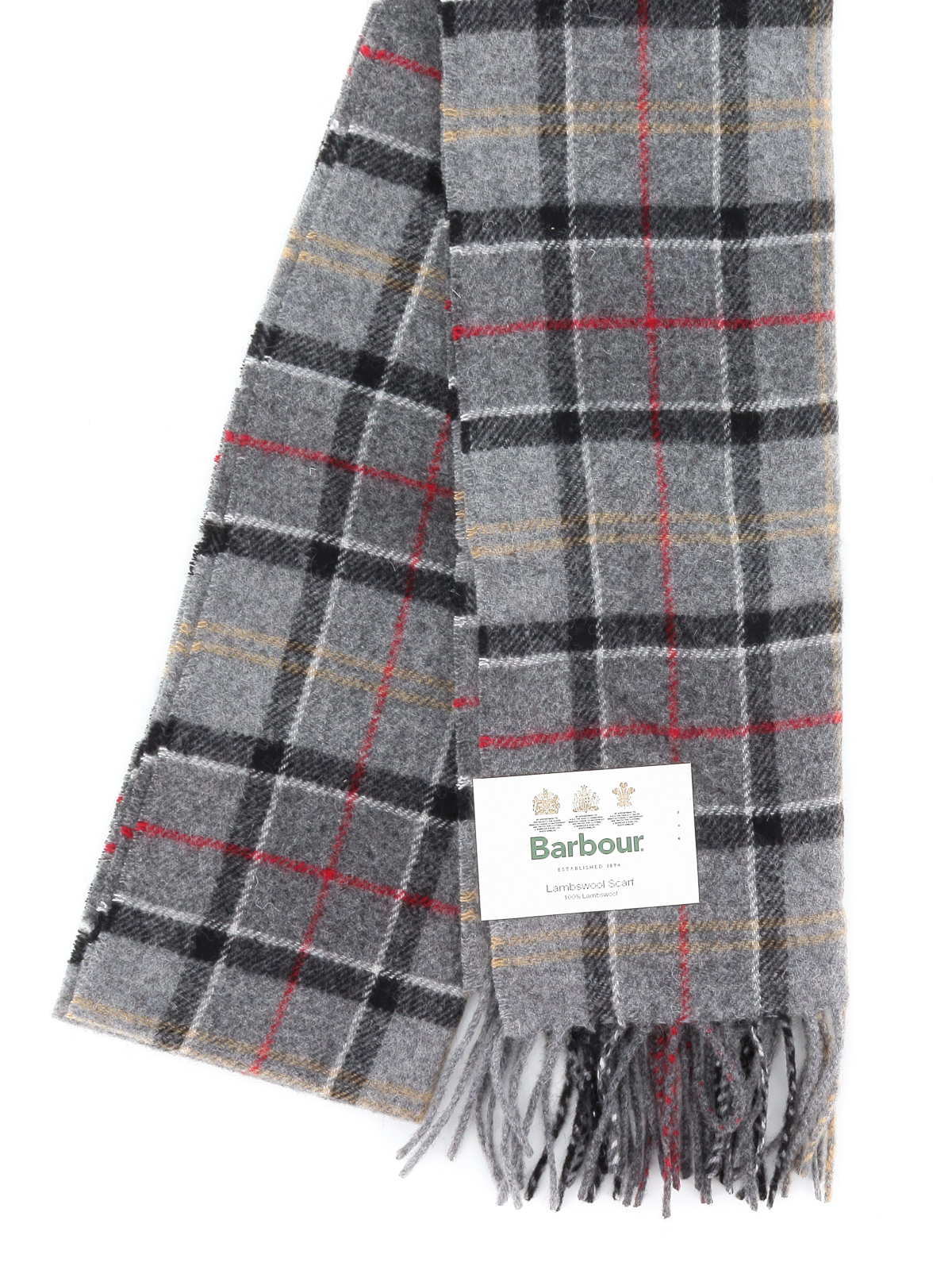 Grey Tartan wool scarf USC0001TN71 (Barbour / スカーフ・マフラー ) | Barbour (バブアー)(1)