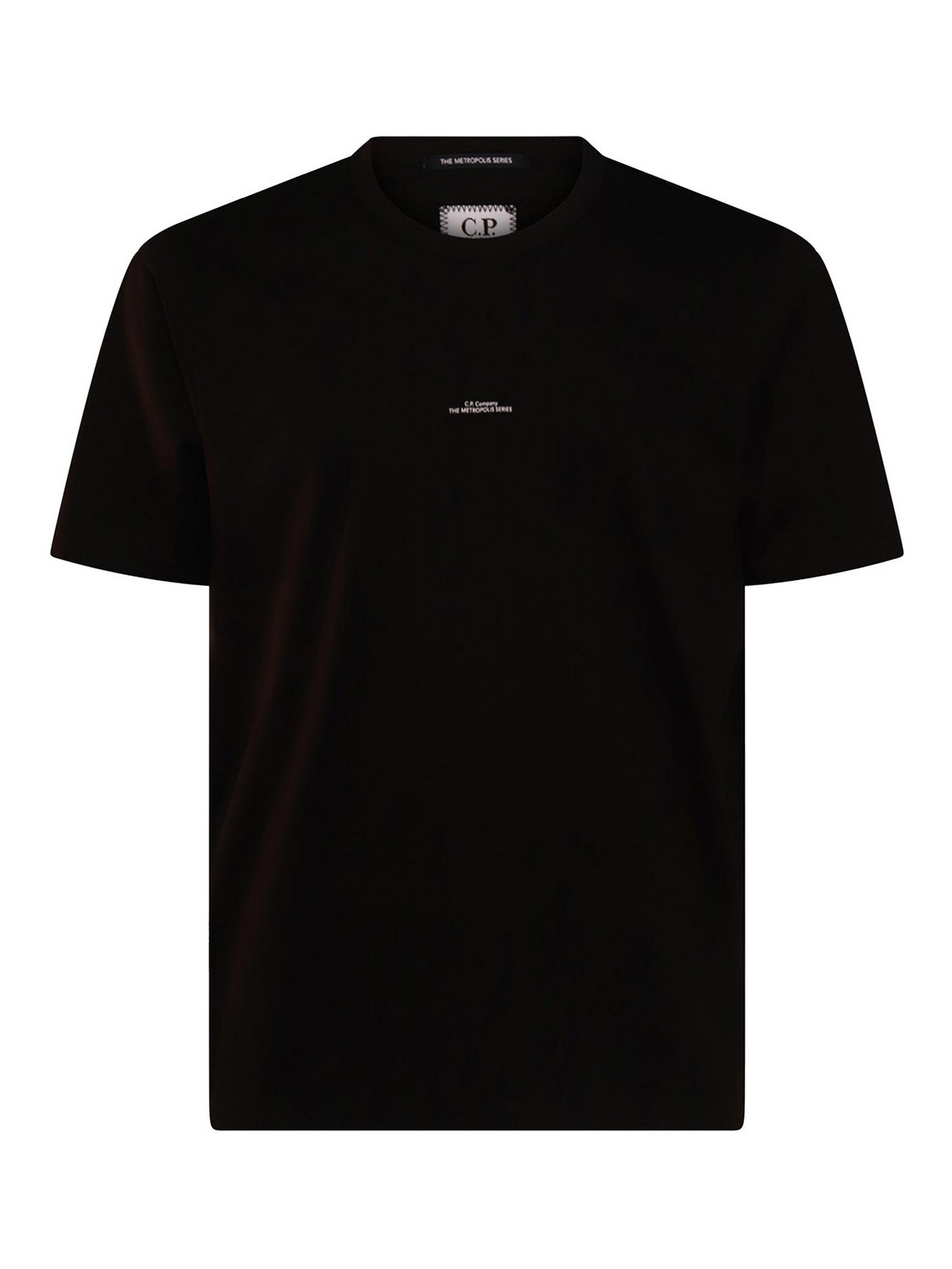 Black Cotton T-Shirt 17CLTS038A006370W999 (C.P. Company / Tシャツ・カットソー ) | C.P. Company (シーピーカンパニー)