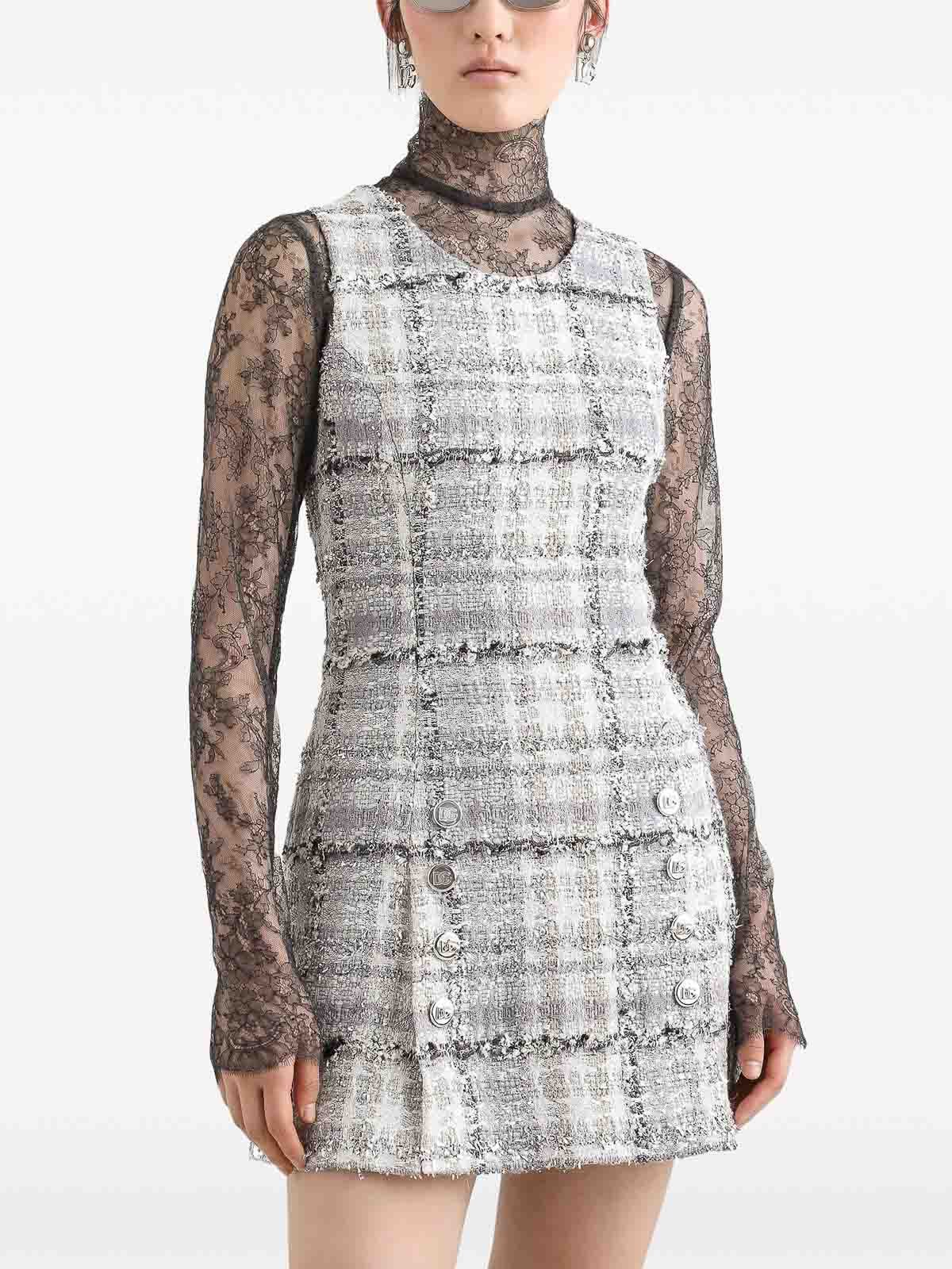 Short dress F6TMDTFQZAES8100 (Dolce & Gabbana / ワンピース・ドレス・オールインワン ) | Dolce & Gabbana (ドルチェガッバーナ)(2)