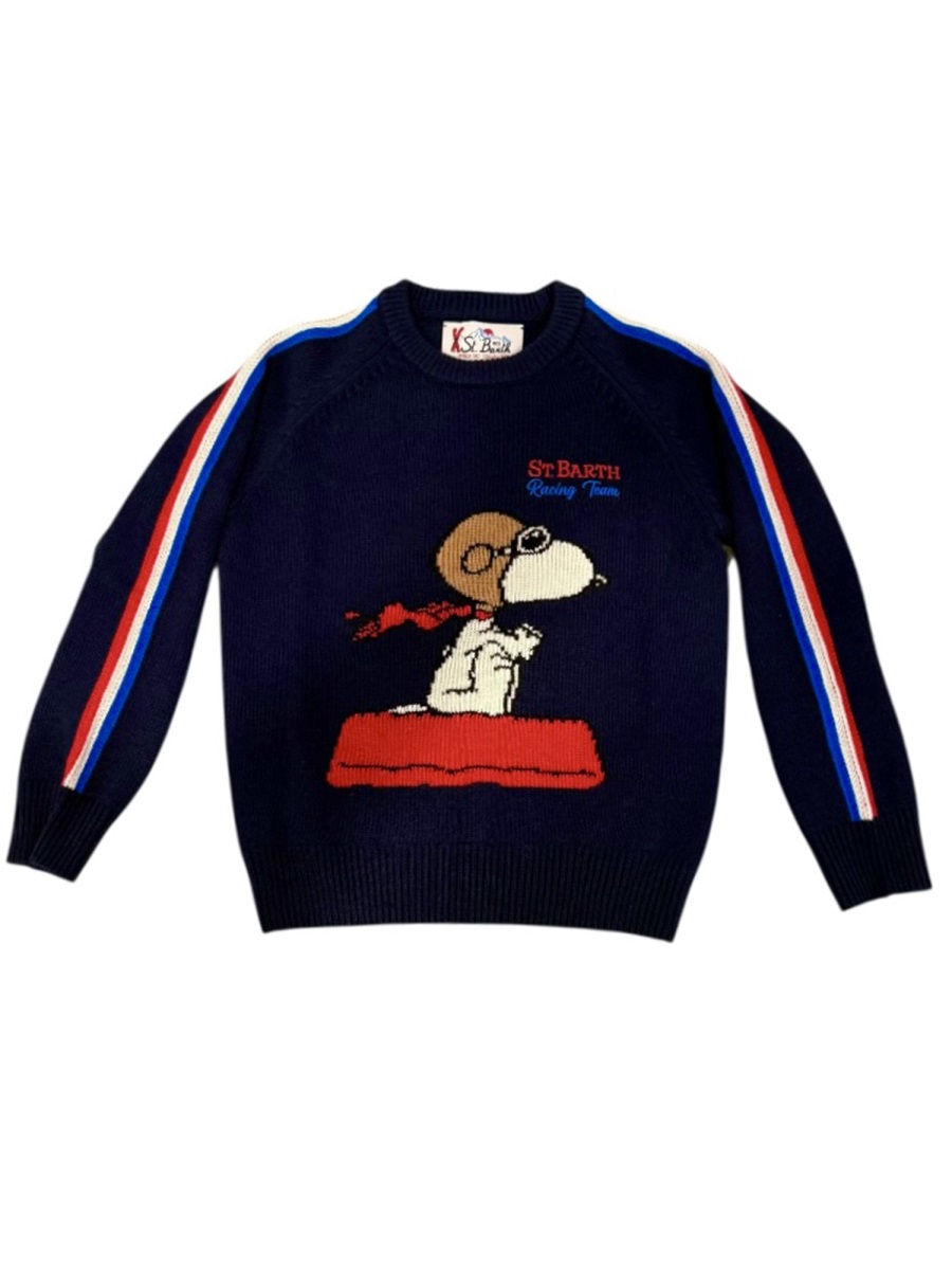 "SNOOPY" SWEATER DOU0016K00082I61 (MC2 SAINT BARTH / ニット・セーター・カーディガン ) | MC2 SAINT BARTH (エムシーツーセイントバース)