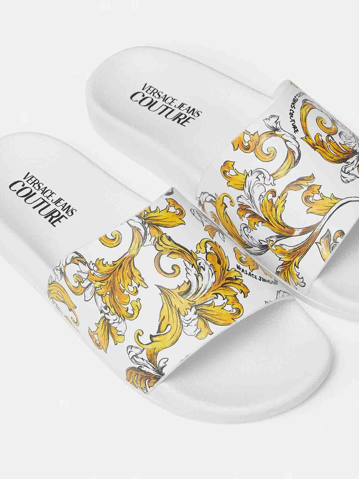 Slide Sandal With Logo 78YA3SQ4ZS365G03 (VERSACE JEANS COUTURE / サンダル ) | VERSACE JEANS COUTURE (ヴェルサーチェ ジーンズ クチュール)(2)