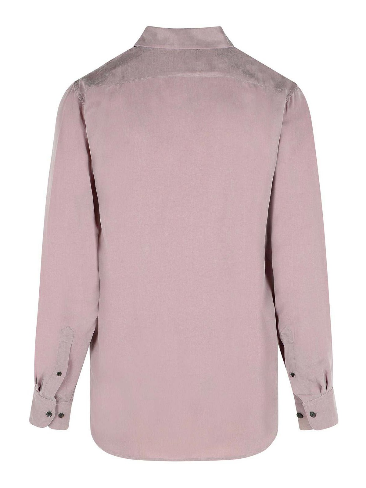 Mauve Cupro Shirt 207102025406 (Dries Van Noten / シャツ・ブラウス ) | Dries Van Noten (ドリスヴァンノッテン)(1)