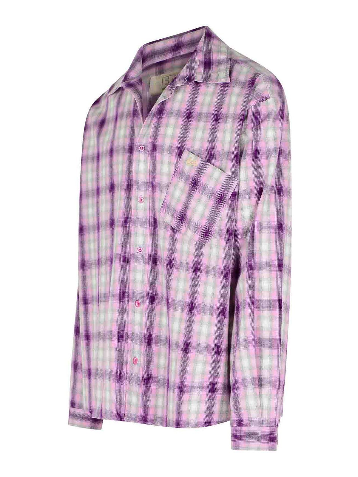Purple Cotton Shirt ERL11B003PURPLE (ERL / シャツ・ブラウス ) | ERL (イーアールエル)(2)