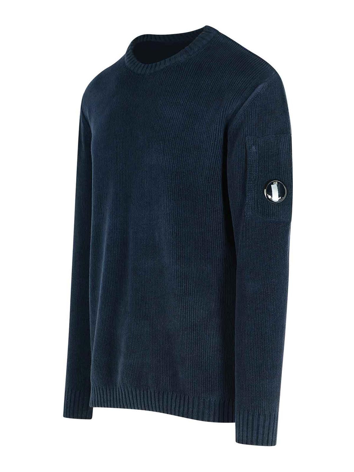 Navy Cotton Sweater 19CMKN017A005558G888 (C.P. Company / ニット・セーター・カーディガン ) | C.P. Company (シーピーカンパニー)(2)
