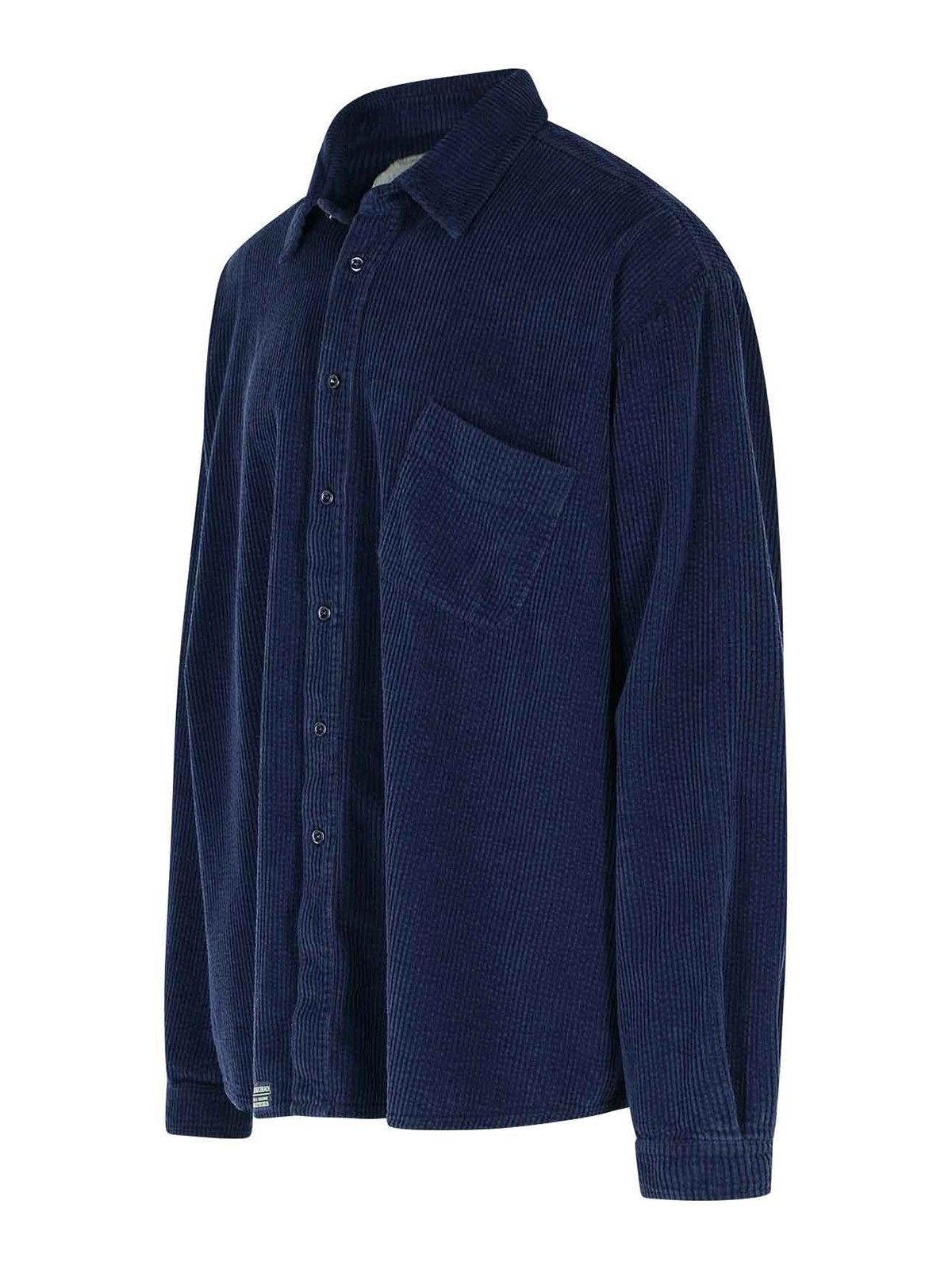 Blue Cotton Shirt ERL11B019NAVY (ERL / シャツ・ブラウス ) | ERL (イーアールエル)(2)