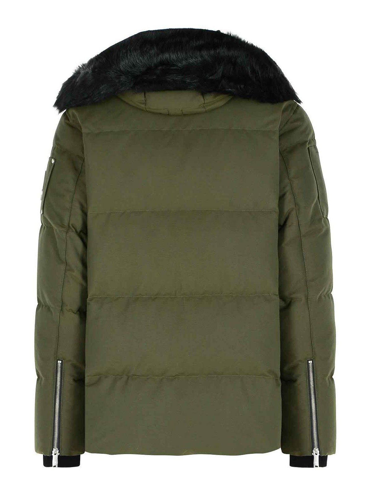 Green Cotton And Nylon Jacket M35MJ128S1746 (MOOSE KNUCKLES / ダウンジャケット・コート ) | MOOSE KNUCKLES (ムースナックルズ)(1)