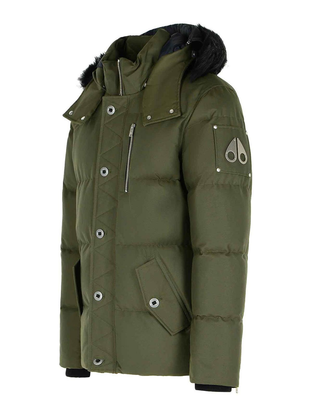 Green Cotton And Nylon Jacket M35MJ128S1746 (MOOSE KNUCKLES / ダウンジャケット・コート ) | MOOSE KNUCKLES (ムースナックルズ)(2)