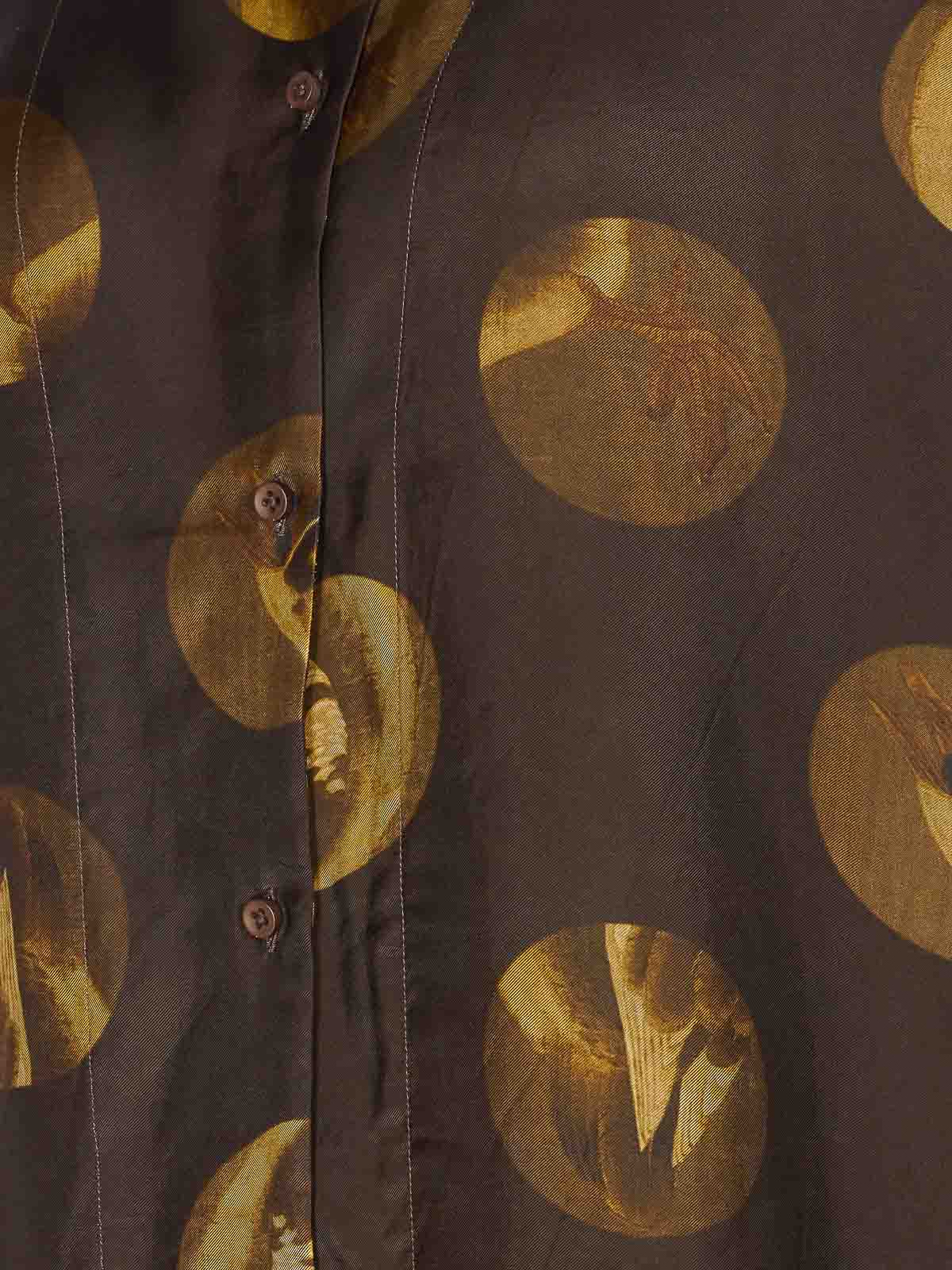 Brown Moulay D176 Top UW1027UW062 (UMA WANG / シャツ・ブラウス ) | UMA WANG (ユマ ワン)(2)