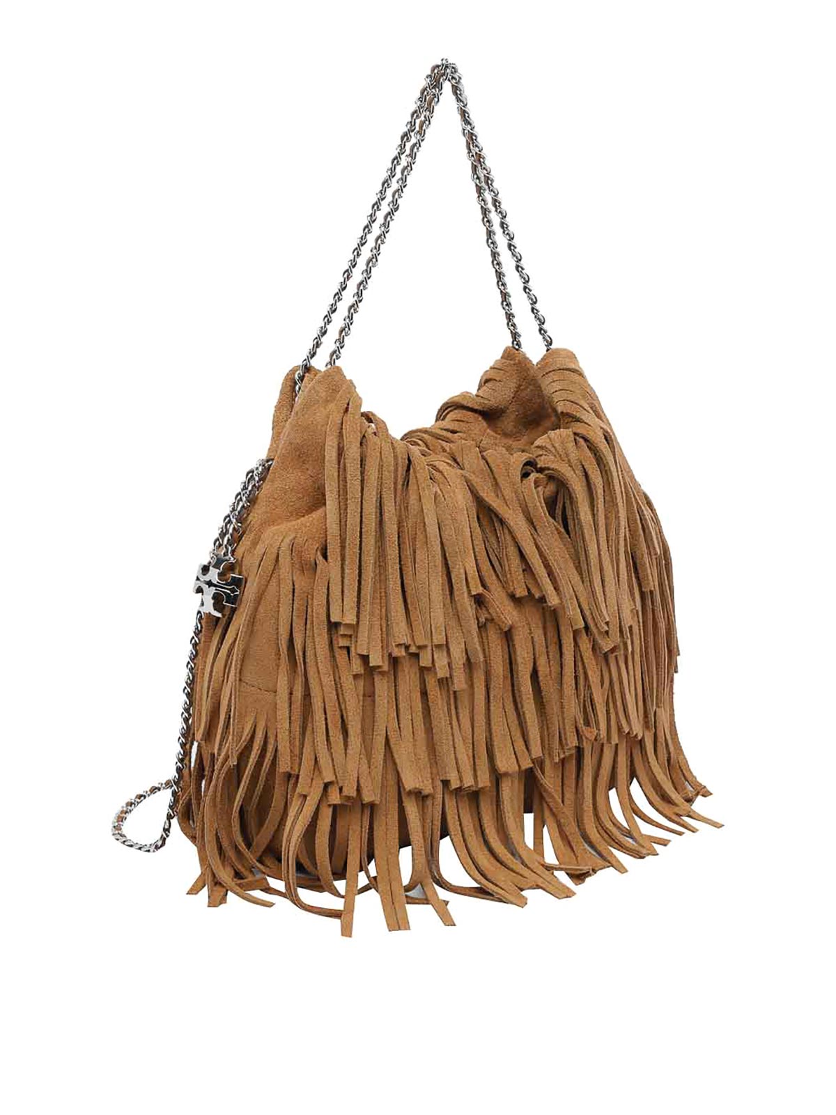 Wild Tabacco Mini Fleming Fringe Hobo Bag 175180200 (TORY BURCH / ハンドバッグ・ショルダーバッグ ) | TORY BURCH (トリーバーチ)(1)