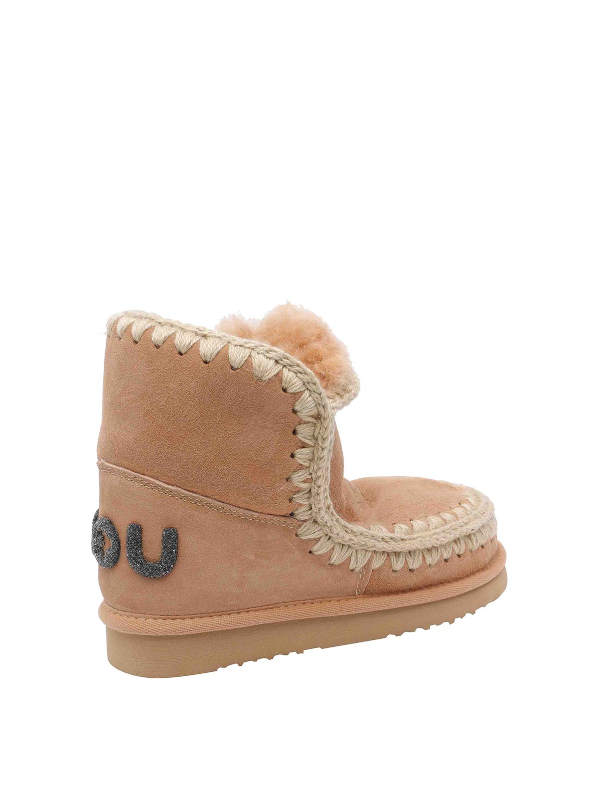 Suede Eskimo Glitter Logo Booties 101050ASAV (mou / ブーツ ) | mou (ムー)(2)