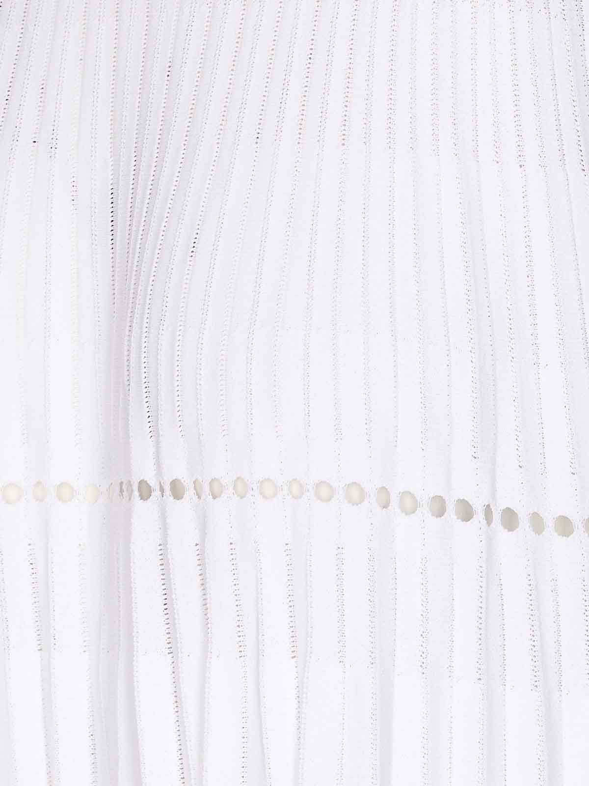 White Pleated Dress AA9R2674K078B000 (ALAIA / ワンピース・ドレス・オールインワン ) | ALAIA (アライア)(2)