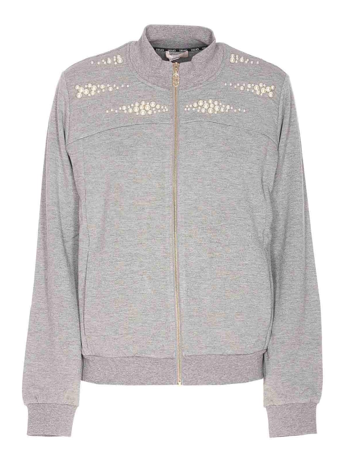 Zipped Sweatshirt TF5152FS576M9931 (LIU•JO / スウェット・フーディー ) | LIU•JO (リュー・ジョー)