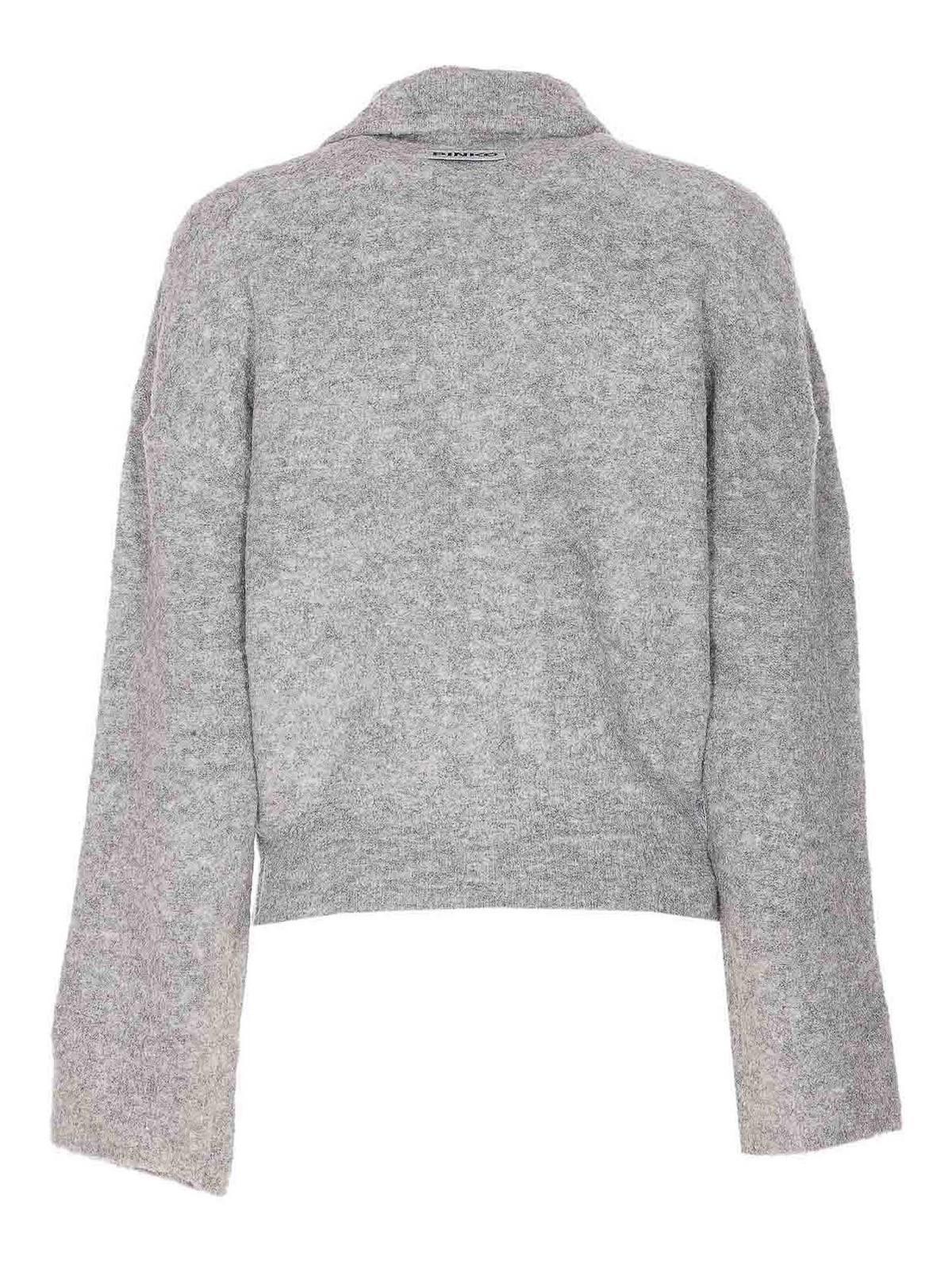 Grey Dark Lady Knitted Jacket 105948A2YEII2 (PINKO / ニット・セーター・カーディガン ) | PINKO (ピンコ)(1)