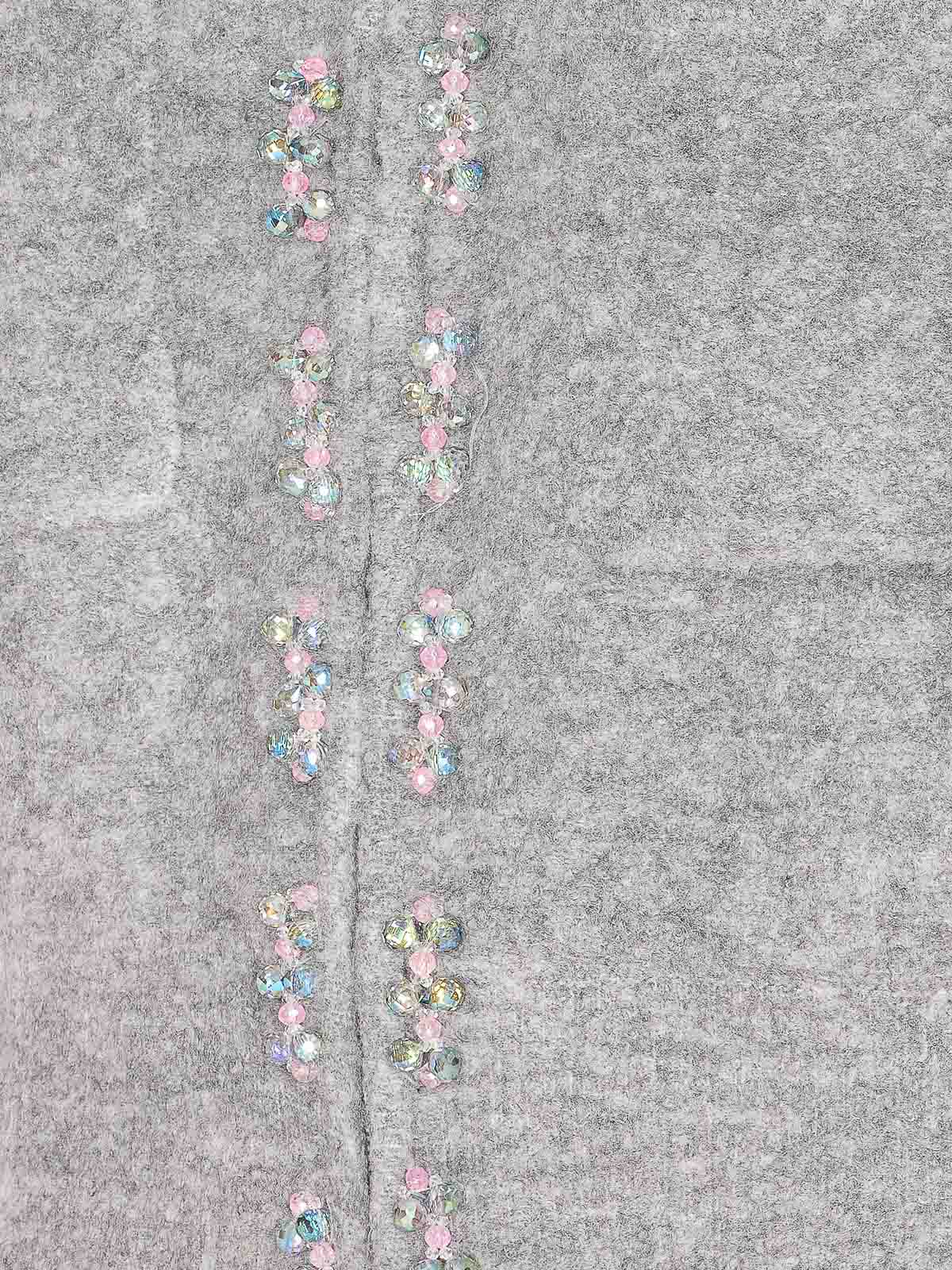 Grey Dark Lady Knitted Jacket 105948A2YEII2 (PINKO / ニット・セーター・カーディガン ) | PINKO (ピンコ)(2)