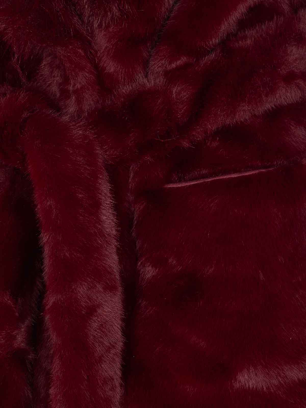 Bordeaux Penny Faux Fur Vest 73C19EX04RUBINO (V°73 / ベスト ) | V°73 (ヴィ セッタンタトレ)(2)