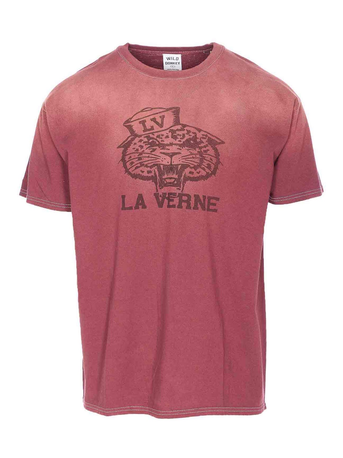 Red La Verne T-Shirt LAVERNEFADEDBRICK (WILD DONKEY / Tシャツ・カットソー ) | WILD DONKEY (ワイルドドンキー)