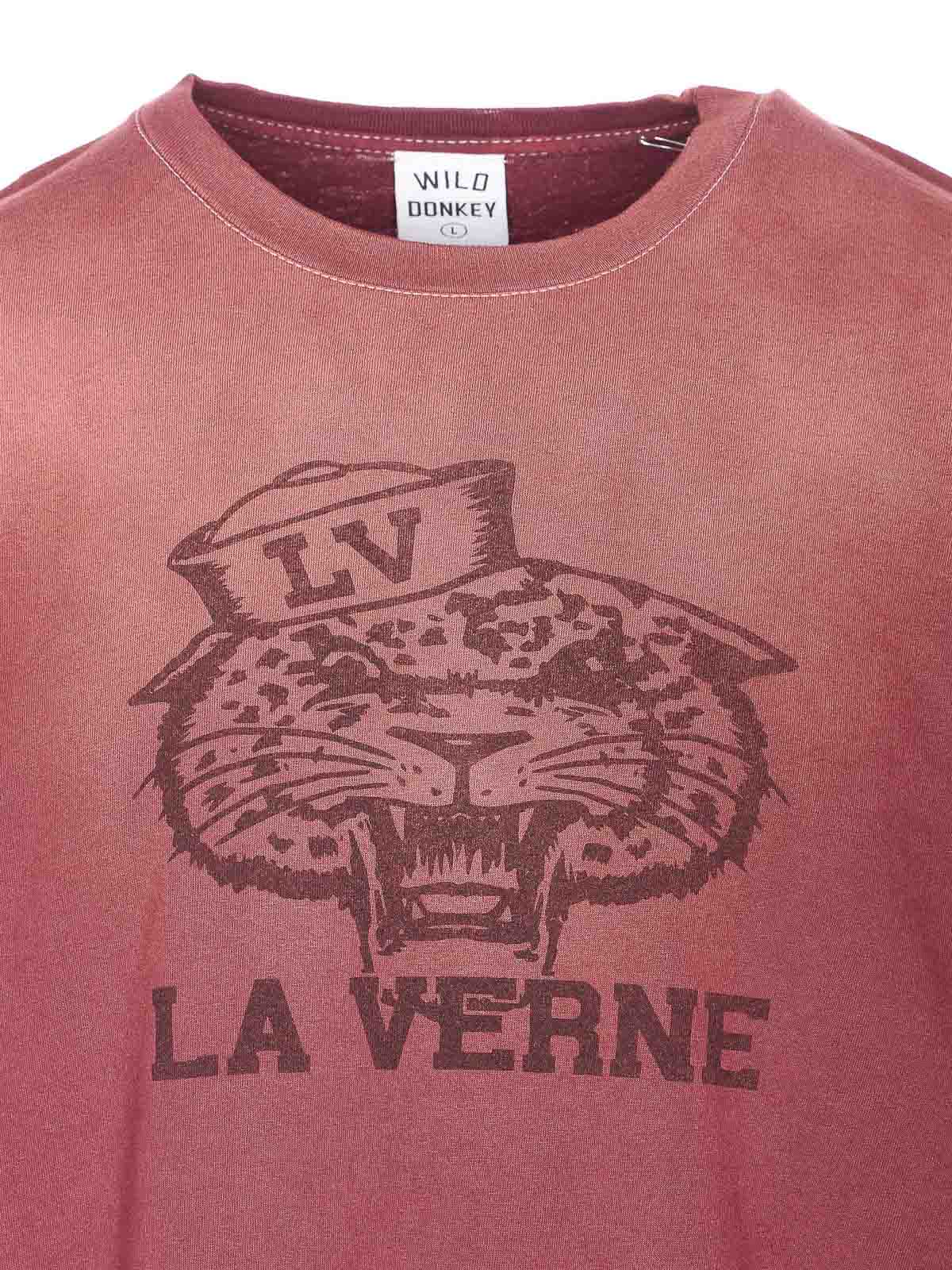Red La Verne T-Shirt LAVERNEFADEDBRICK (WILD DONKEY / Tシャツ・カットソー ) | WILD DONKEY (ワイルドドンキー)(3)