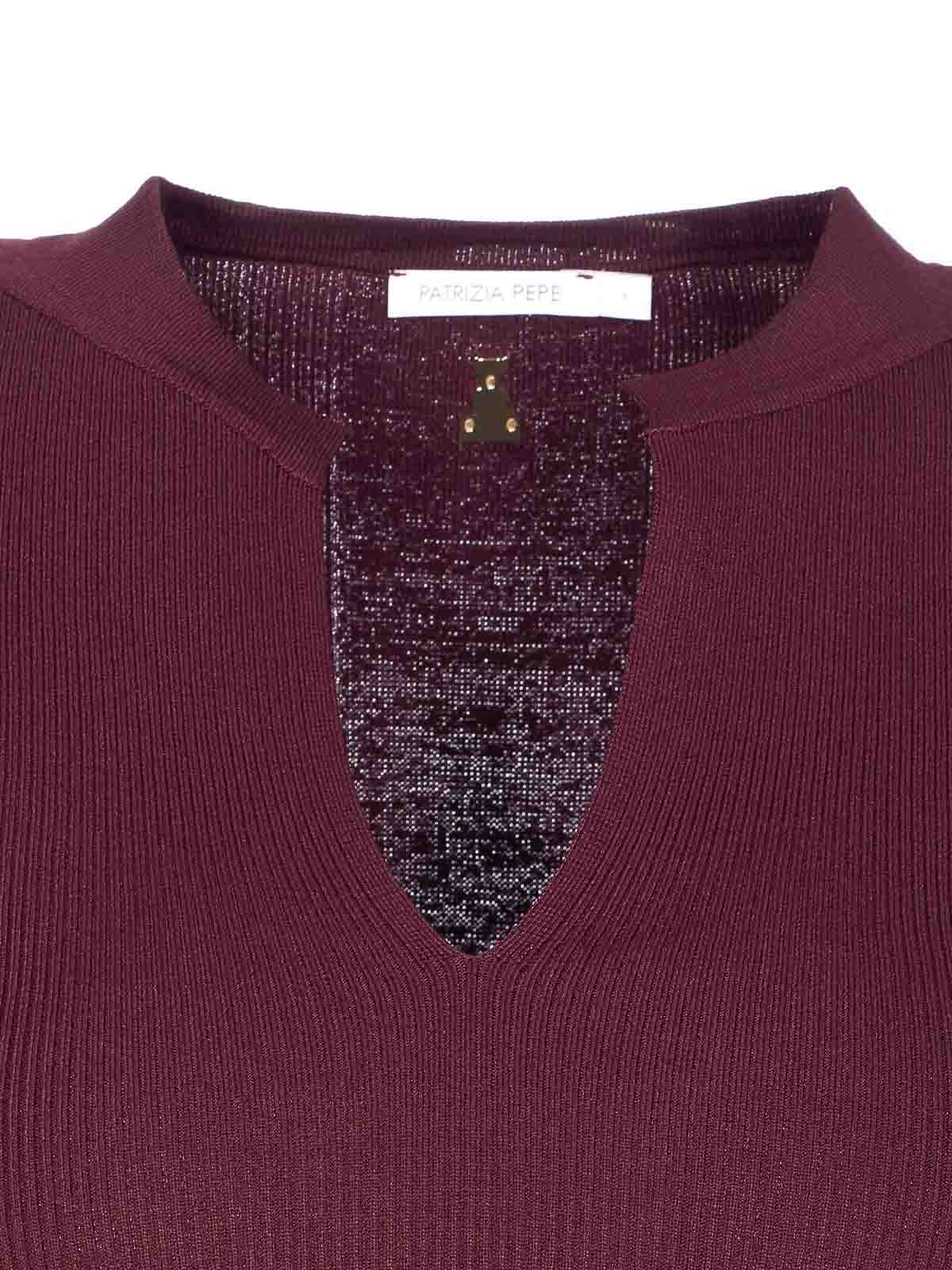 Bordeaux Long Sleeves Top 8K0328K280M536 (PATRIZIA PEPE / ニット・セーター・カーディガン ) | PATRIZIA PEPE (パトリツィア ペペ)(3)