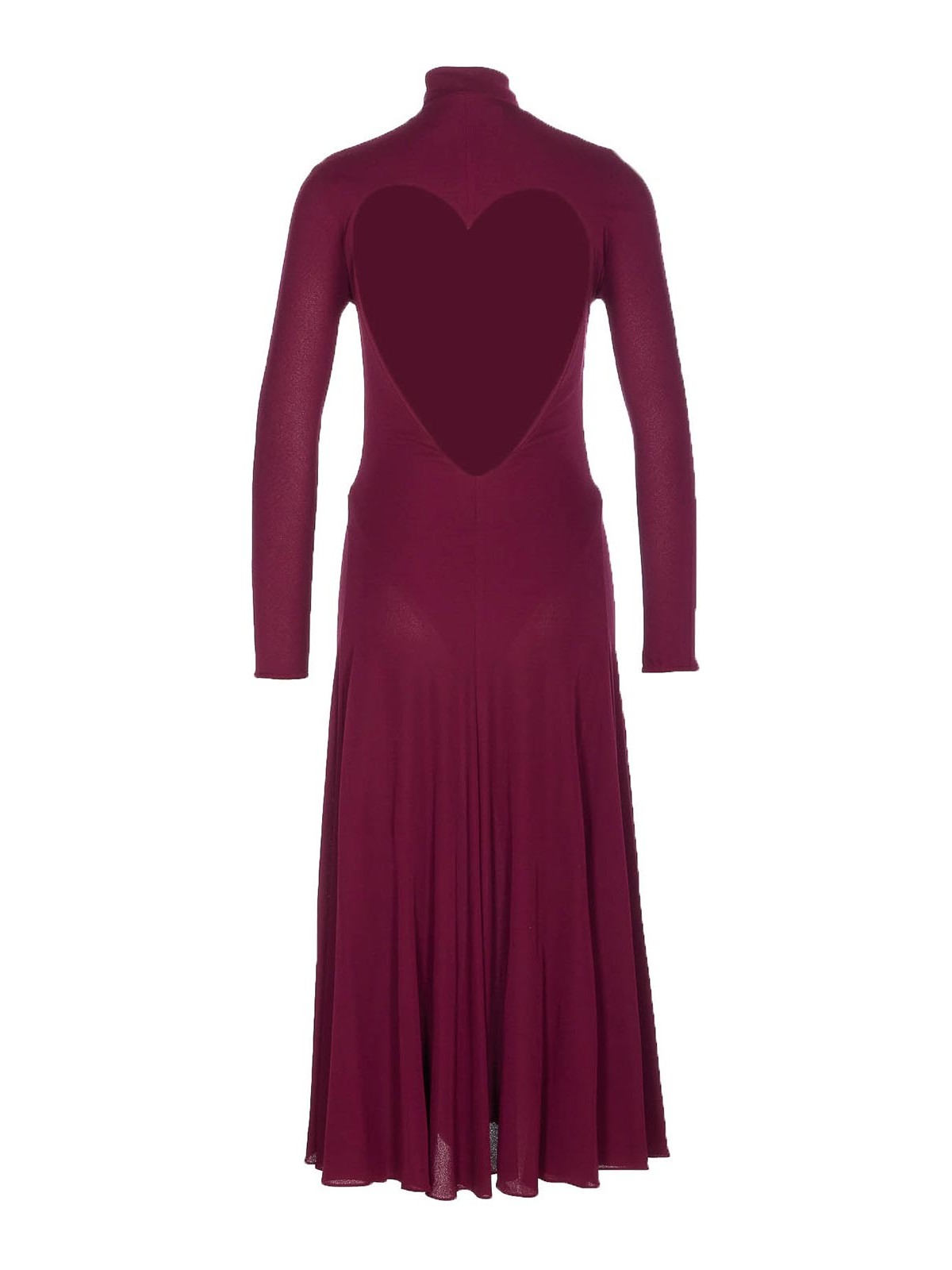 Prune Heart Dress AA9R2789J070B350 (ALAIA / ワンピース・ドレス・オールインワン ) | ALAIA (アライア)(1)