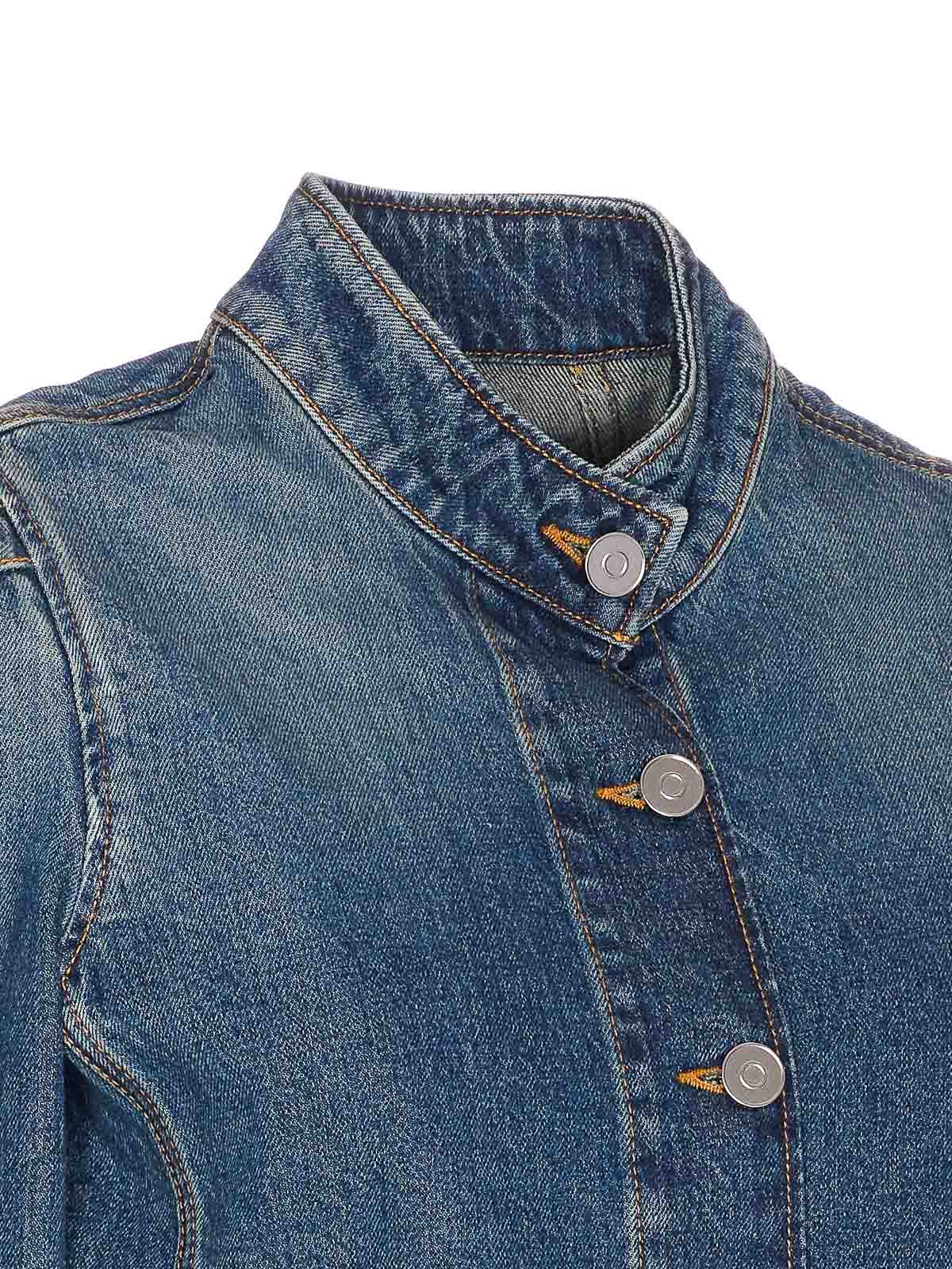 Blue Highneck Jacket AA9V1170D007B517 (ALAIA / カジュアルジャケット ) | ALAIA (アライア)(2)