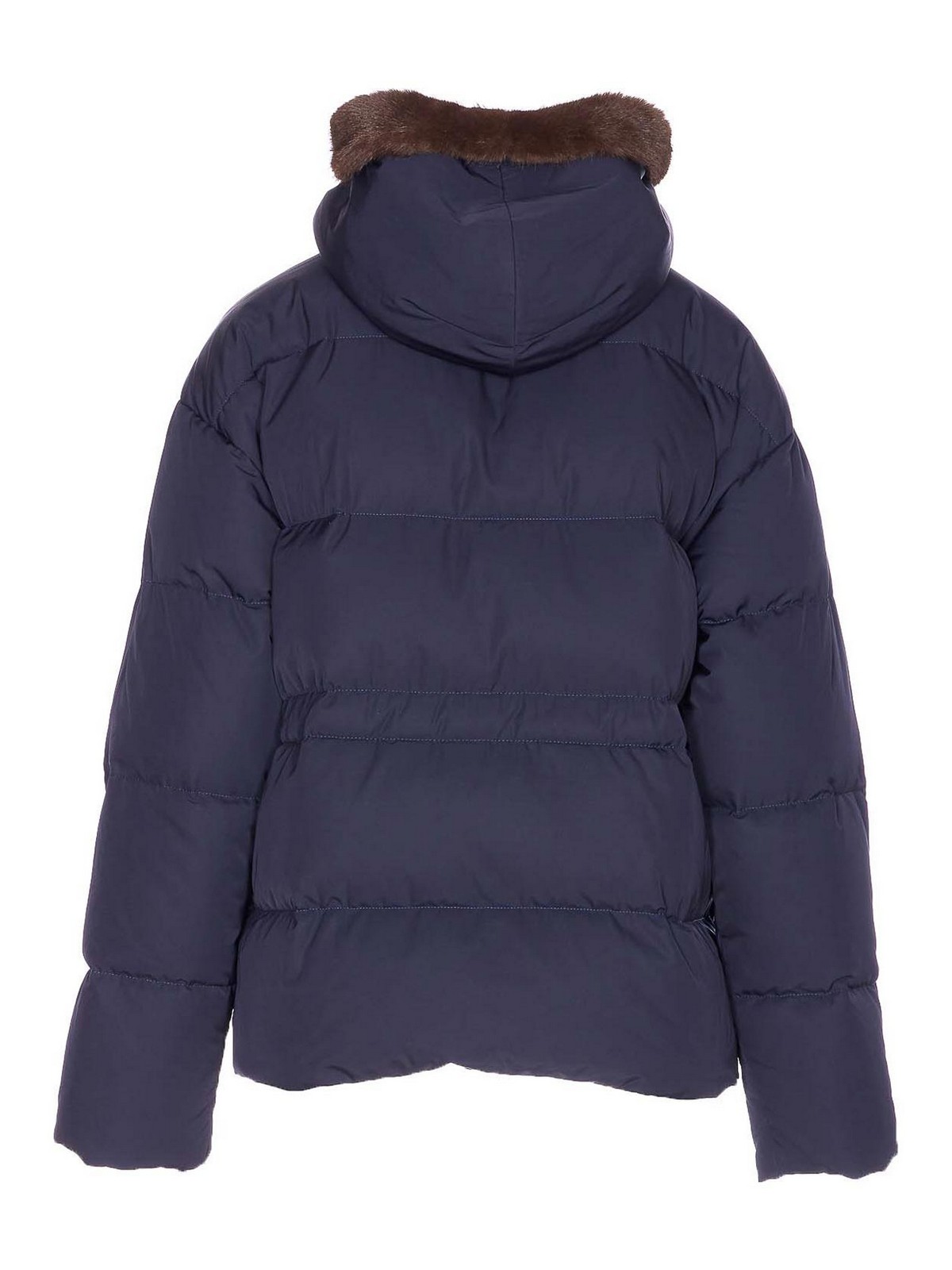 Blue Down Jacket YV25757NAVYMOROBROWN (LOU ANDREA / ダウンジャケット・コート ) | LOU ANDREA (ルーアンドレア)(1)