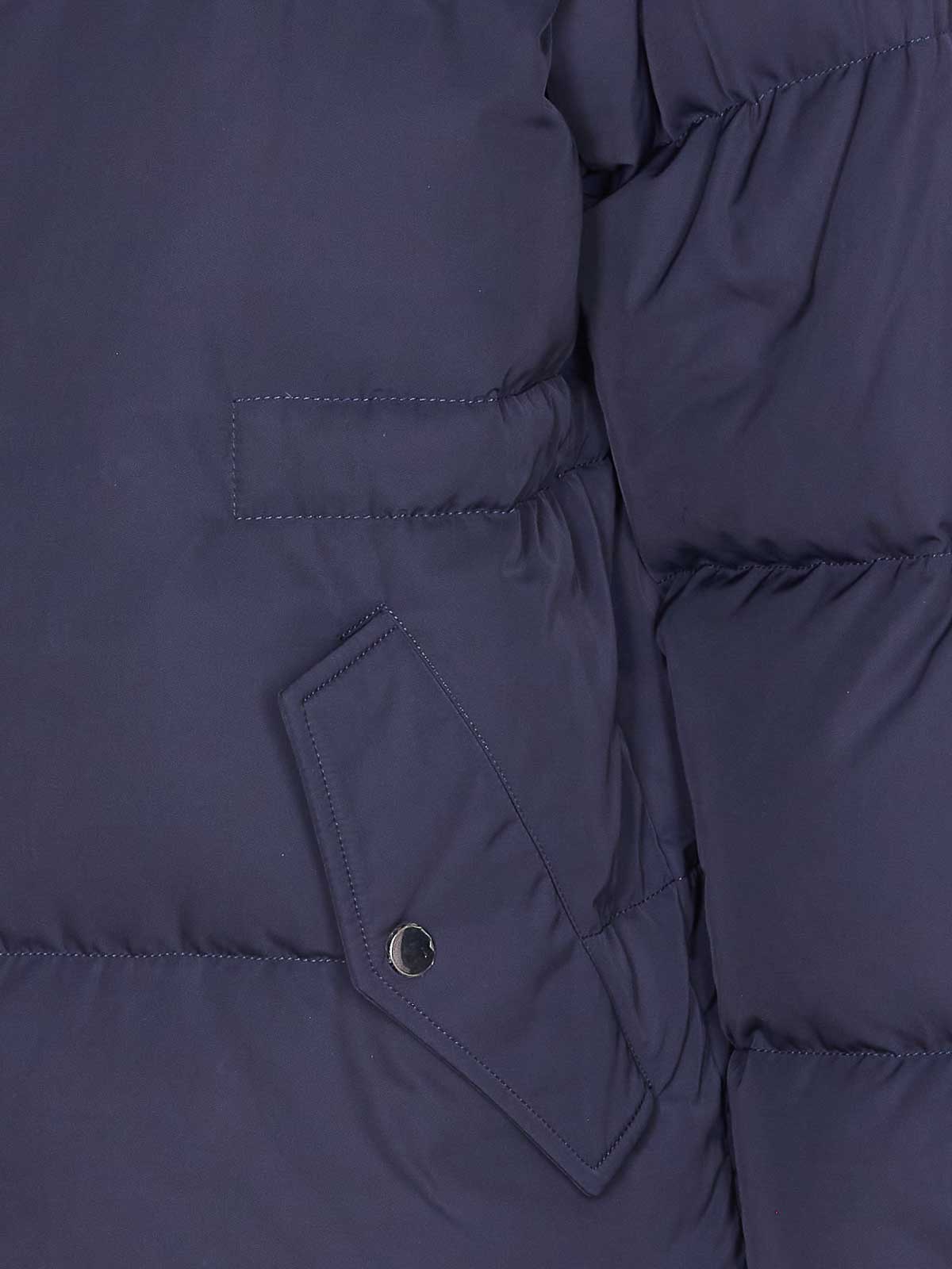 Blue Down Jacket YV25757NAVYMOROBROWN (LOU ANDREA / ダウンジャケット・コート ) | LOU ANDREA (ルーアンドレア)(2)