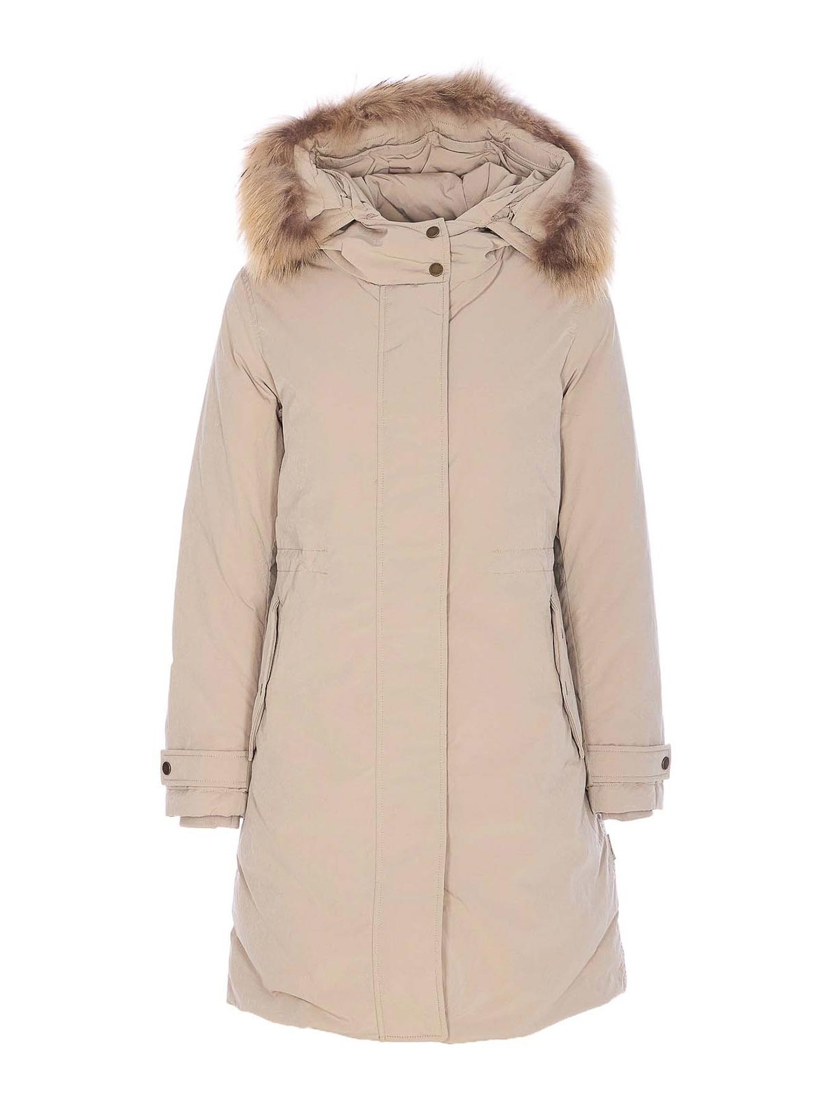 Beige Grace Fur Parka CFWWOU2044FRUT50927404 (WOOLRICH / コート ) | WOOLRICH (ウールリッチ)