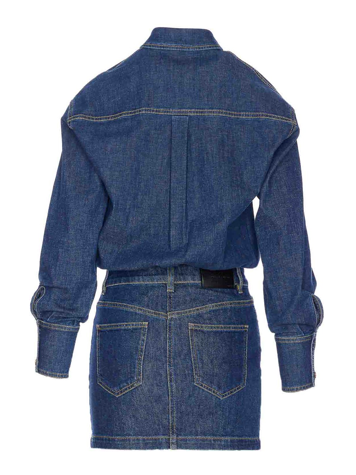 Blue Denim Dress AJ45D56E2104 (Elisabetta Franchi / ワンピース・ドレス・オールインワン ) | Elisabetta Franchi (エリザベッタ フランキ)(1)