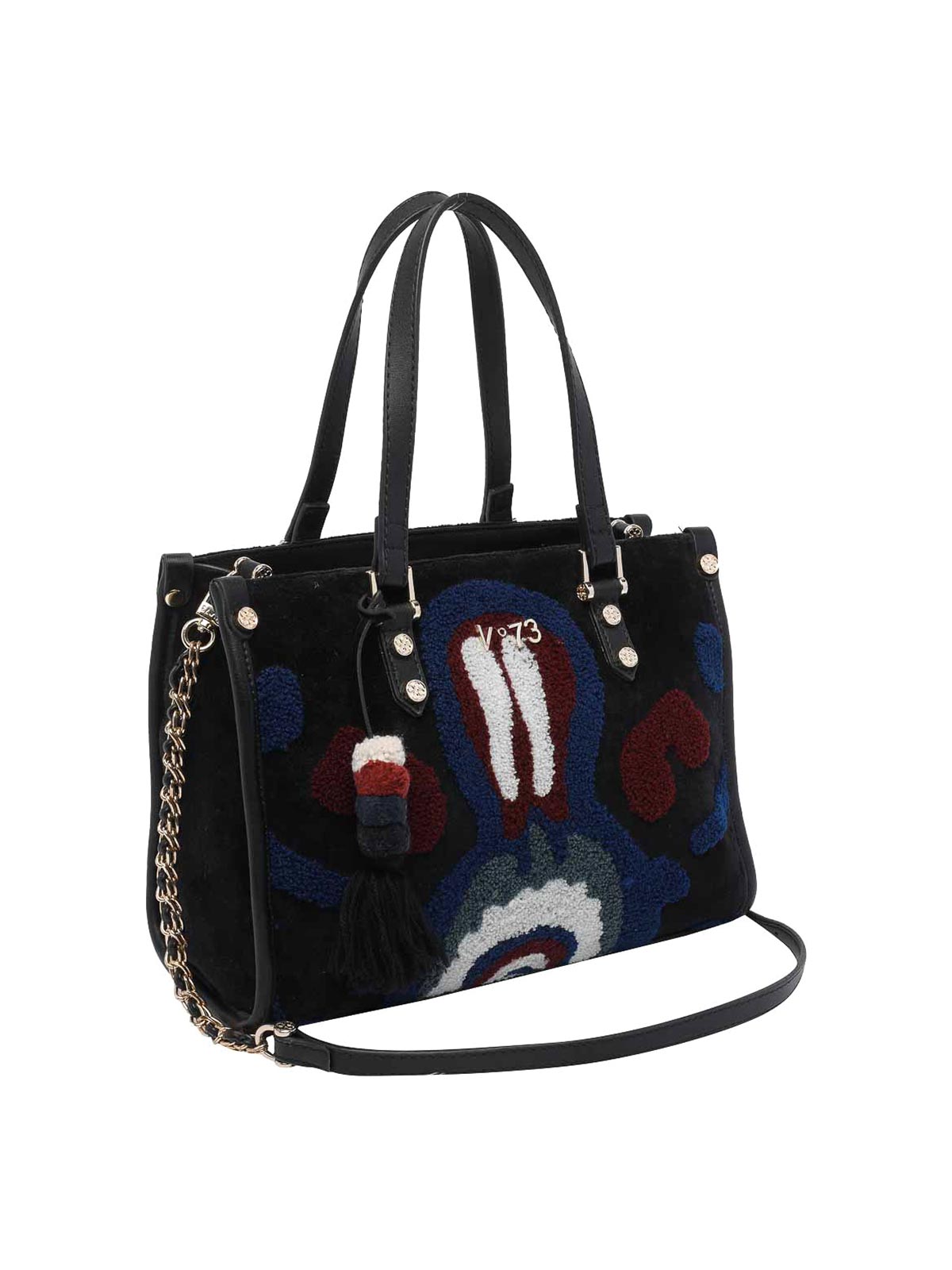 Blue Melia Tote Bag 73BS9ES02NEROMULTICOLOR (V°73 / トートバッグ ) | V°73 (ヴィ セッタンタトレ)(1)