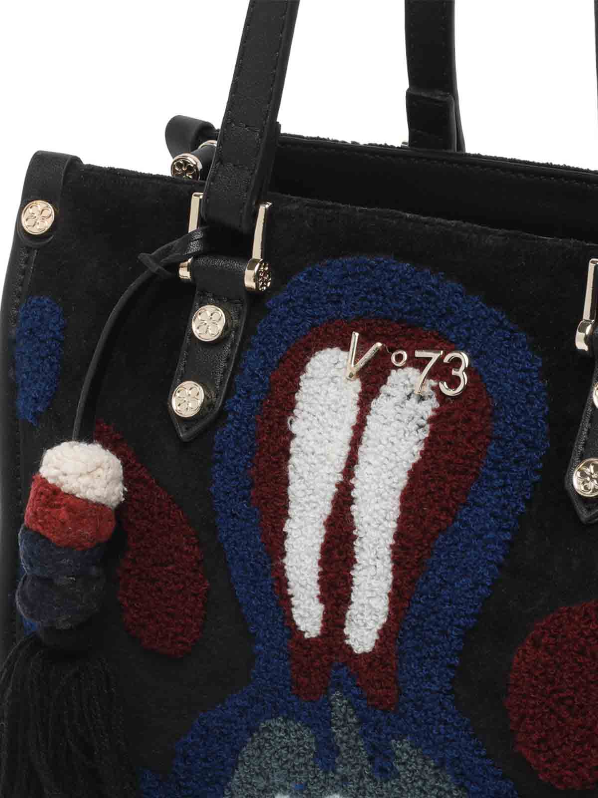 Blue Melia Tote Bag 73BS9ES02NEROMULTICOLOR (V°73 / トートバッグ ) | V°73 (ヴィ セッタンタトレ)(3)