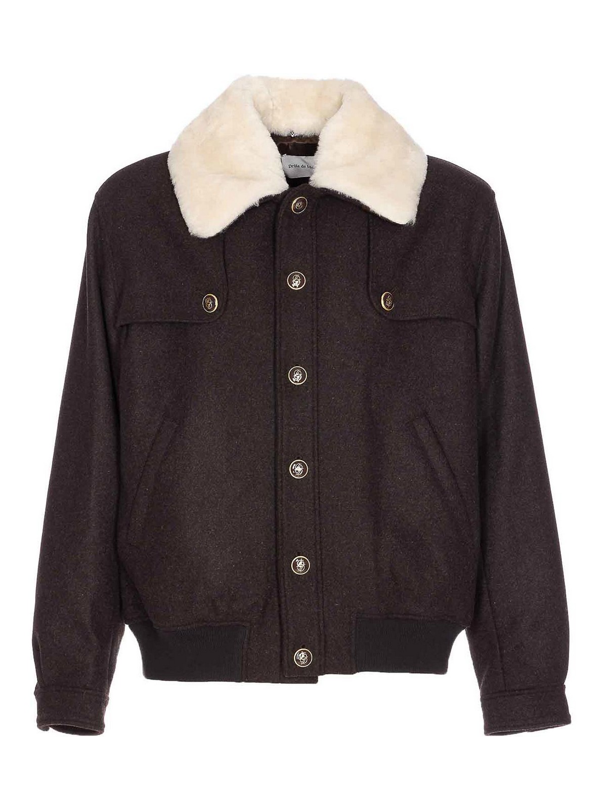 Wool Blouson Jacket JT242WO043BN (Drôle De Monsieur / カジュアルジャケット ) | Drôle De Monsieur (ドロールドムッシュ)