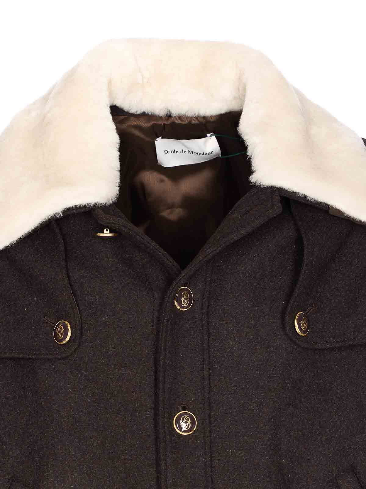 Wool Blouson Jacket JT242WO043BN (Drôle De Monsieur / カジュアルジャケット ) | Drôle De Monsieur (ドロールドムッシュ)(3)