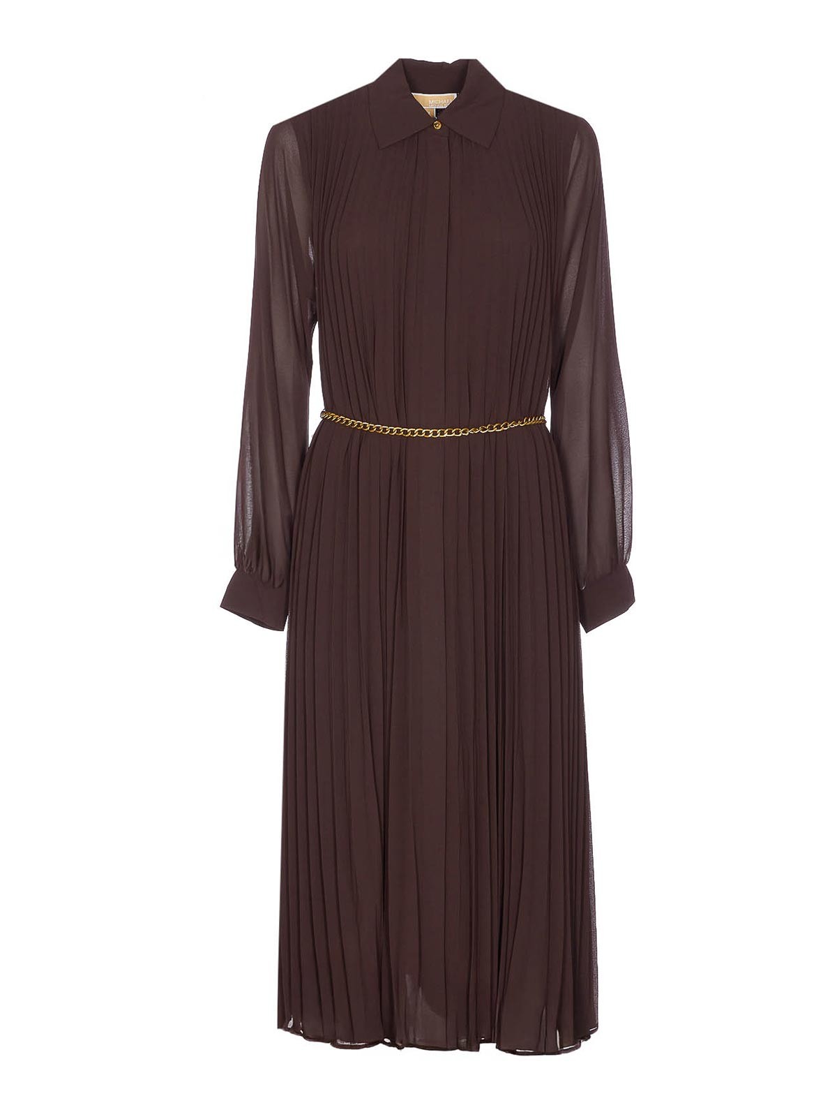 Pleated Shirt Dress MF5838A7R3201 (MICHAEL MICHAEL KORS / ワンピース・ドレス・オールインワン ) | MICHAEL MICHAEL KORS (マイケル・マイケル・コース)
