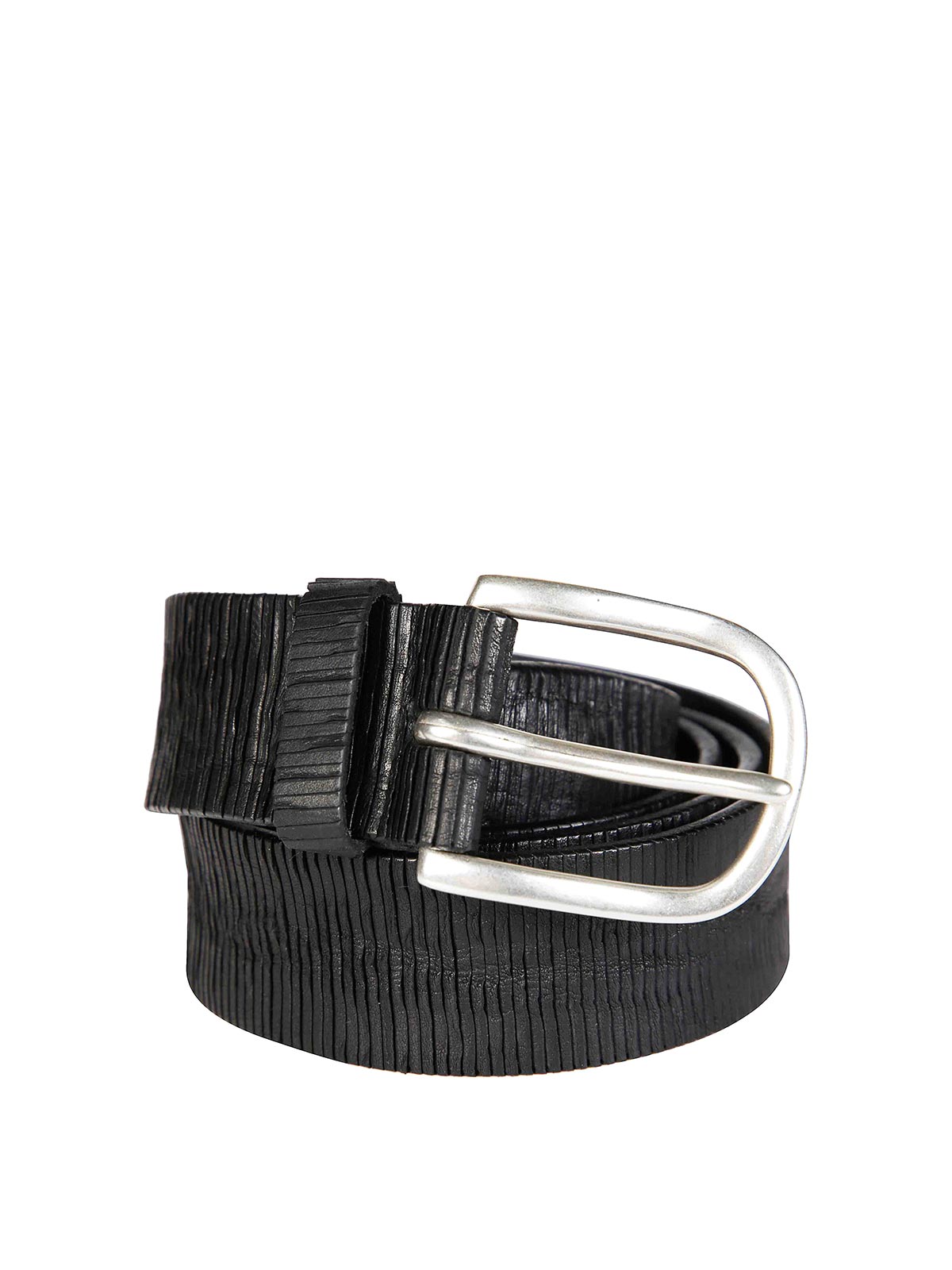 Blade belt in leather 35cm U08173BLANERO (ORCIANI / ベルト・サスペンダー ) | ORCIANI (オルチアーニ)