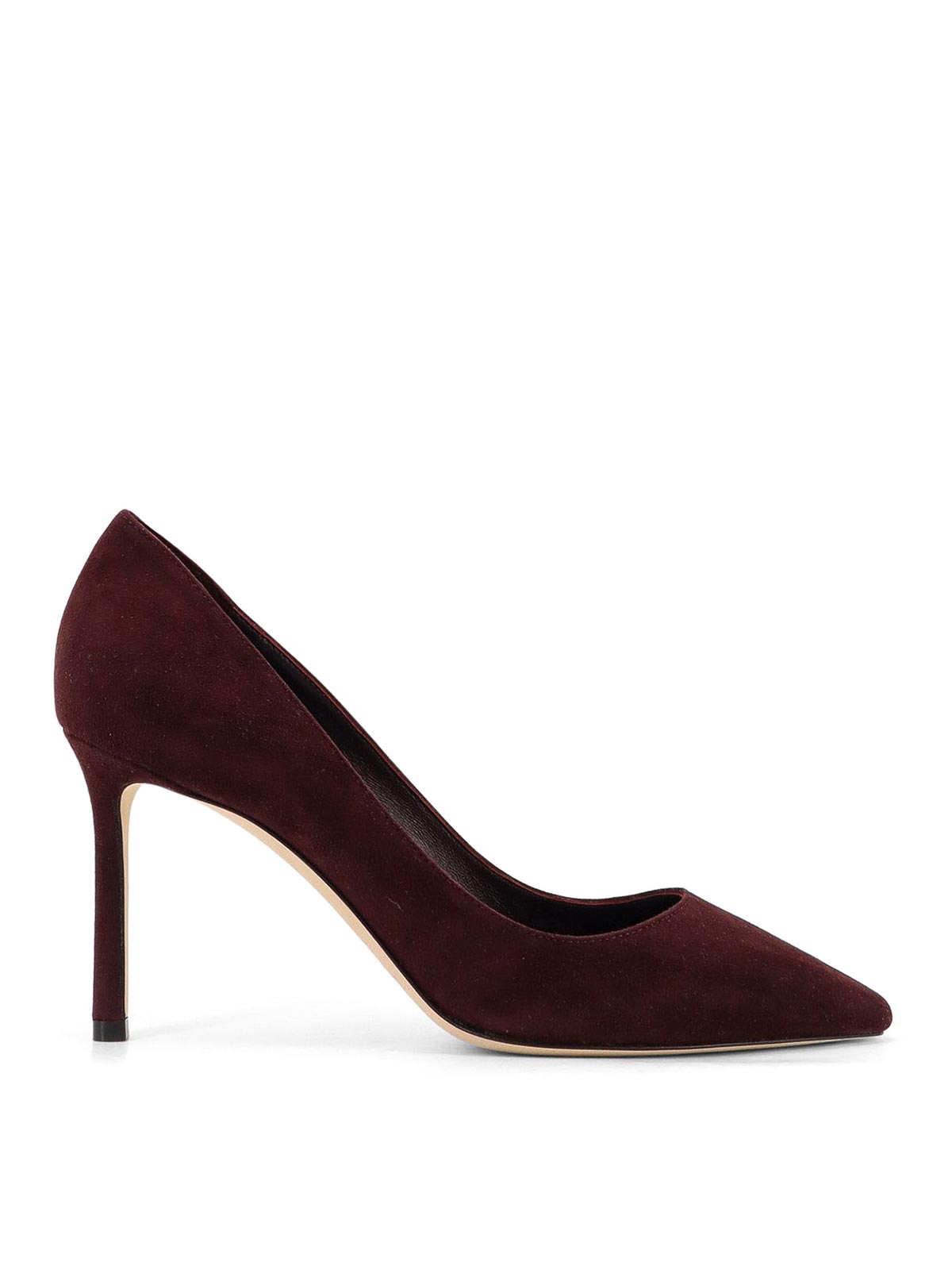 Decollet Romy 85 In Suede ROMY85KDUDEEPMERLOT (JIMMY CHOO / パンプス・ハイヒール ) | JIMMY CHOO (ジミー チュウ)
