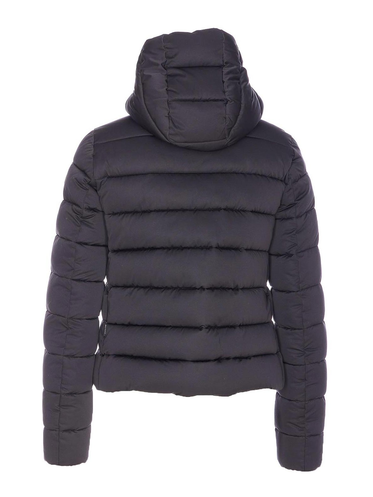 Black Down Jacket With Frontal Zip Closure D32460WEDEL2110000 (SAVE THE DUCK / ダウンジャケット・コート ) | SAVE THE DUCK (セイブ ザ ダック)(1)