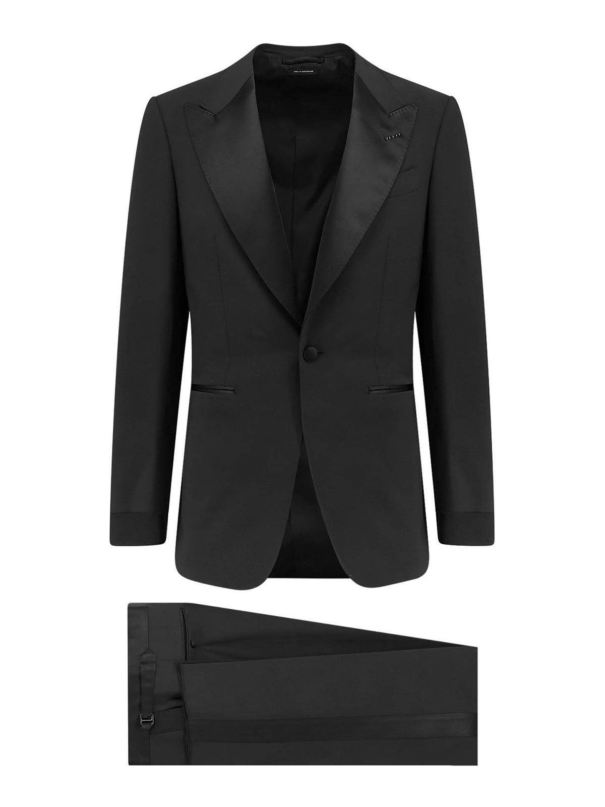 Wool tuxedo with satin profiles 2ESHT1WES01NAA (TOM FORD / スーツ ) | TOM FORD (トムフォード)