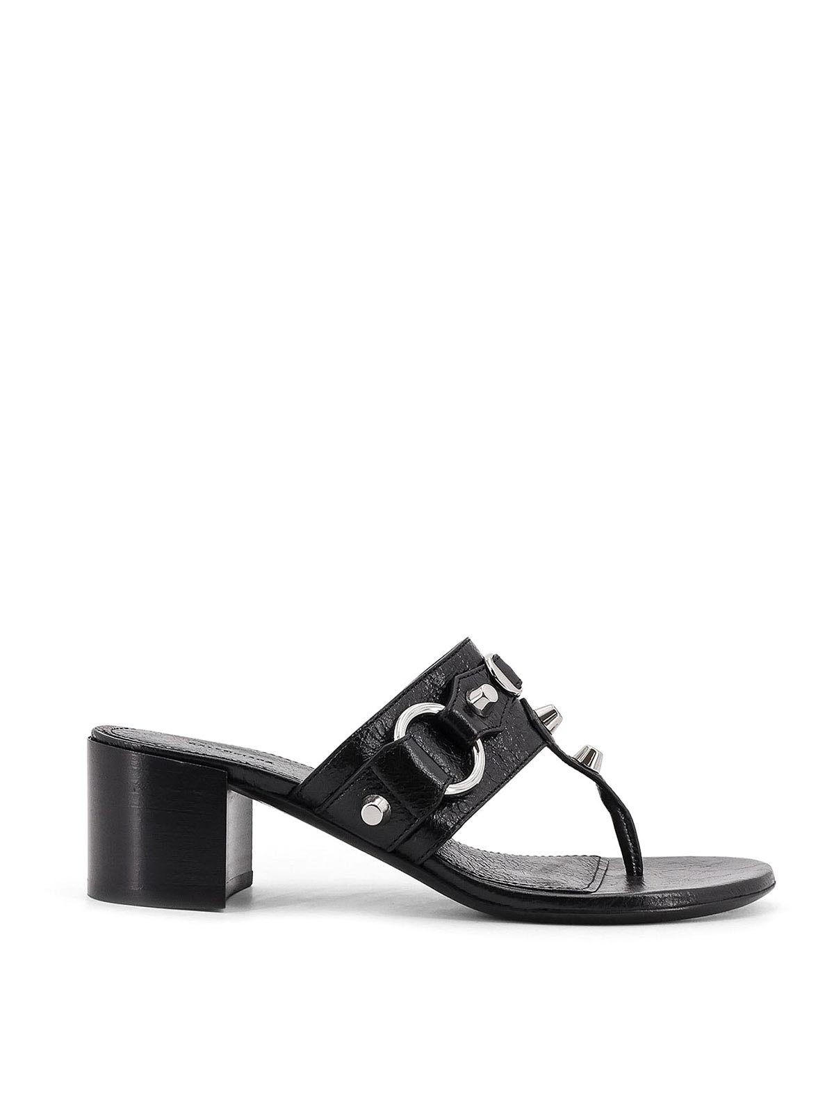 City Tong Leather Heeled Sandals 828013WAD4V1080 (Balenciaga / サンダル ) | Balenciaga (バレンシアガ)