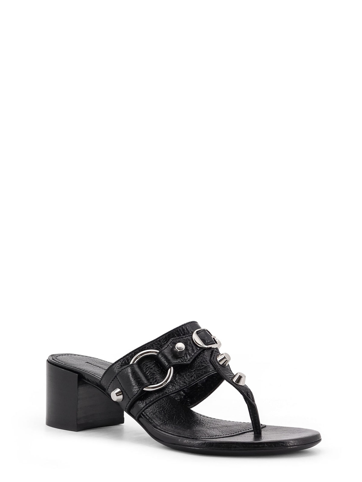 City Tong Leather Heeled Sandals 828013WAD4V1080 (Balenciaga / サンダル ) | Balenciaga (バレンシアガ)(1)