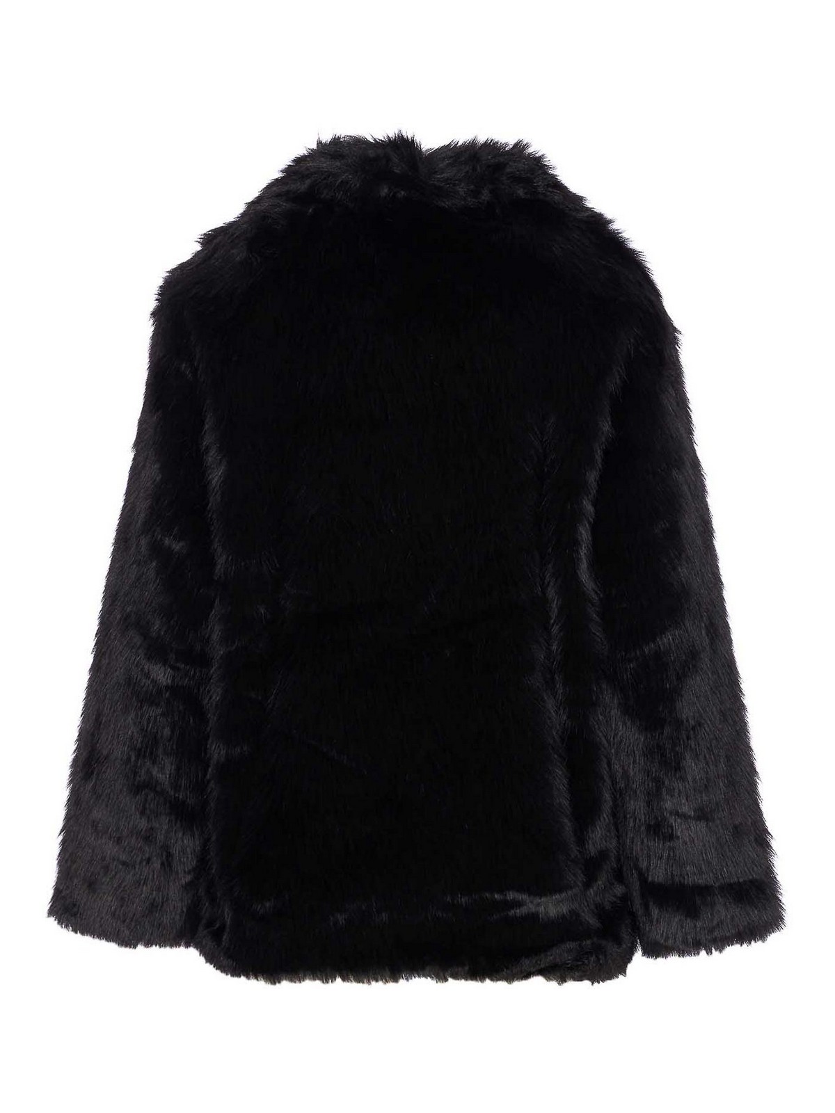 Penny Faux Fur Jacket 73C19EX03NERO (V°73 / レザー&ファージャケット・コート ) | V°73 (ヴィ セッタンタトレ)(1)
