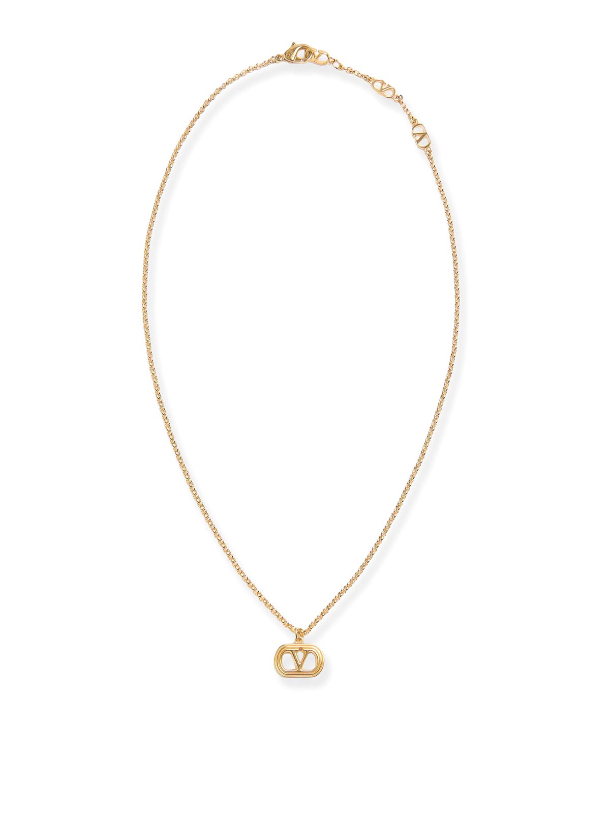 Ovalette Necklace In Metal With Gold Finish 7W0J0Y79METL01 (Valentino Garavani / ネックレス ) | Valentino Garavani (ヴァレンティノ)