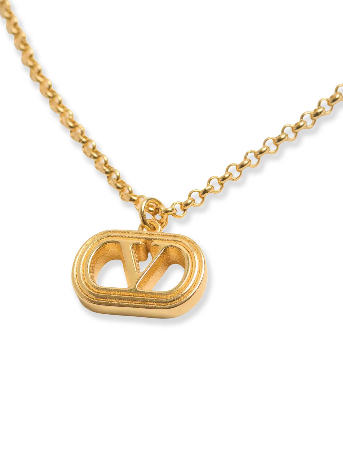 Ovalette Necklace In Metal With Gold Finish 7W0J0Y79METL01 (Valentino Garavani / ネックレス ) | Valentino Garavani (ヴァレンティノ)(1)