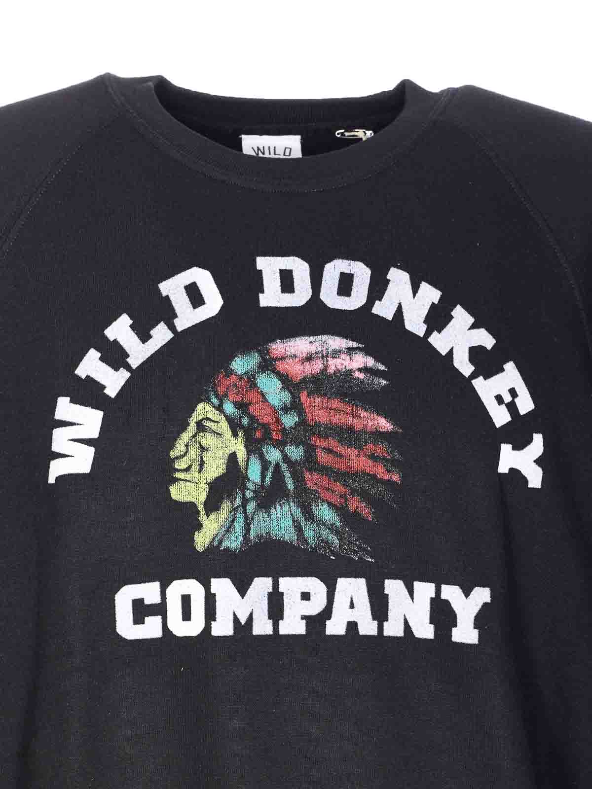 Black Sweatshirt WDCHIEFBLACK (WILD DONKEY / スウェット・フーディー ) | WILD DONKEY (ワイルドドンキー)(3)