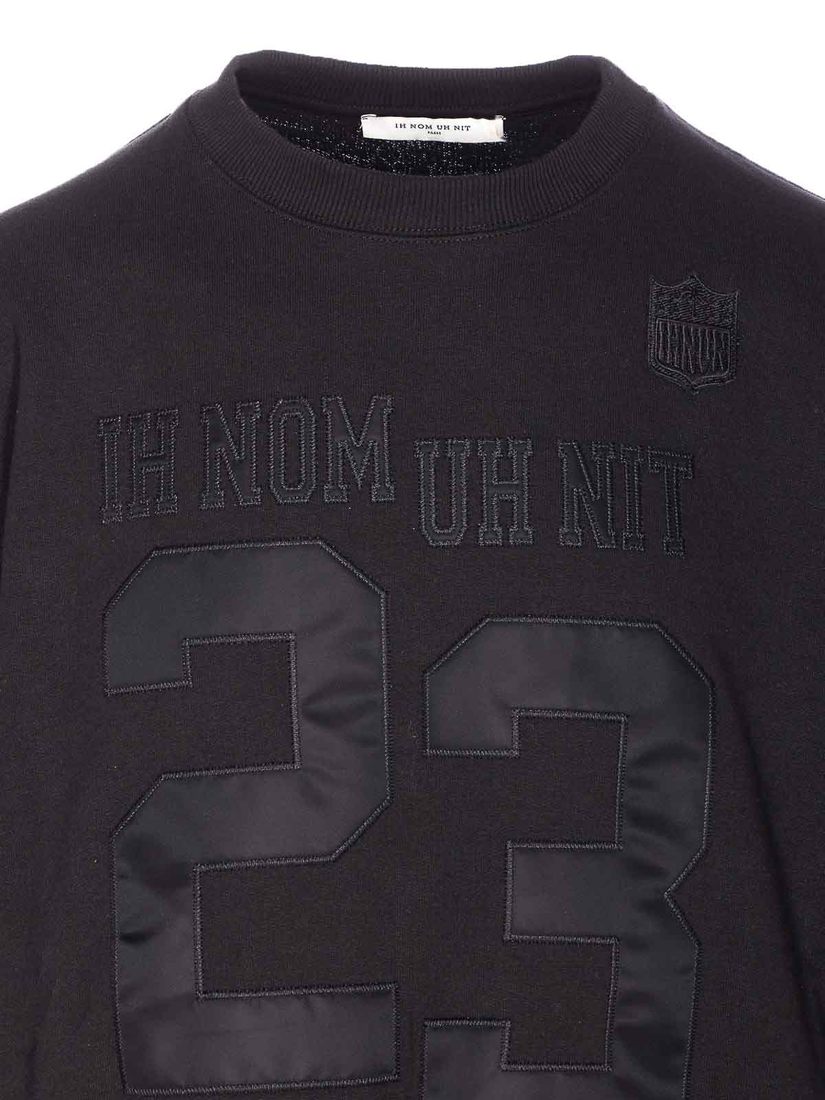 Black Sweatshirt NUW25214999 (IH NOM UH NIT / スウェット・フーディー ) | IH NOM UH NIT (インノミネイト)(3)