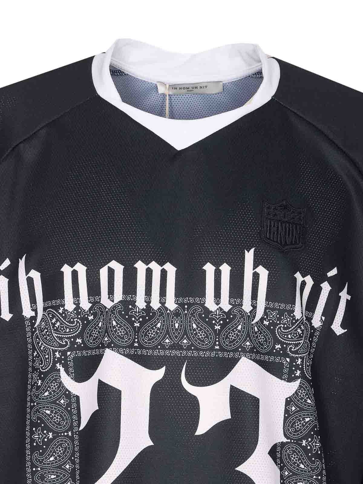 Black T-Shirt NUW25222519 (IH NOM UH NIT / Tシャツ・カットソー ) | IH NOM UH NIT (インノミネイト)(3)