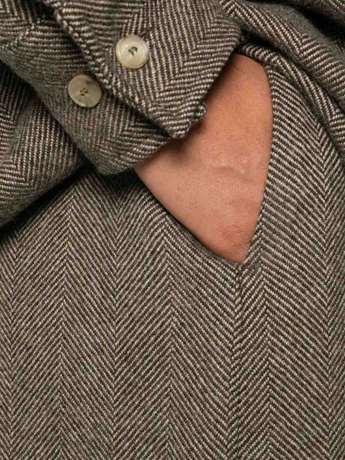 Houndstooth Trousers D476P718OQRJ4701 (ERMANNO SCERVINO / パンツ ) | ERMANNO SCERVINO (エルマンノ シェルヴィーノ)(4)